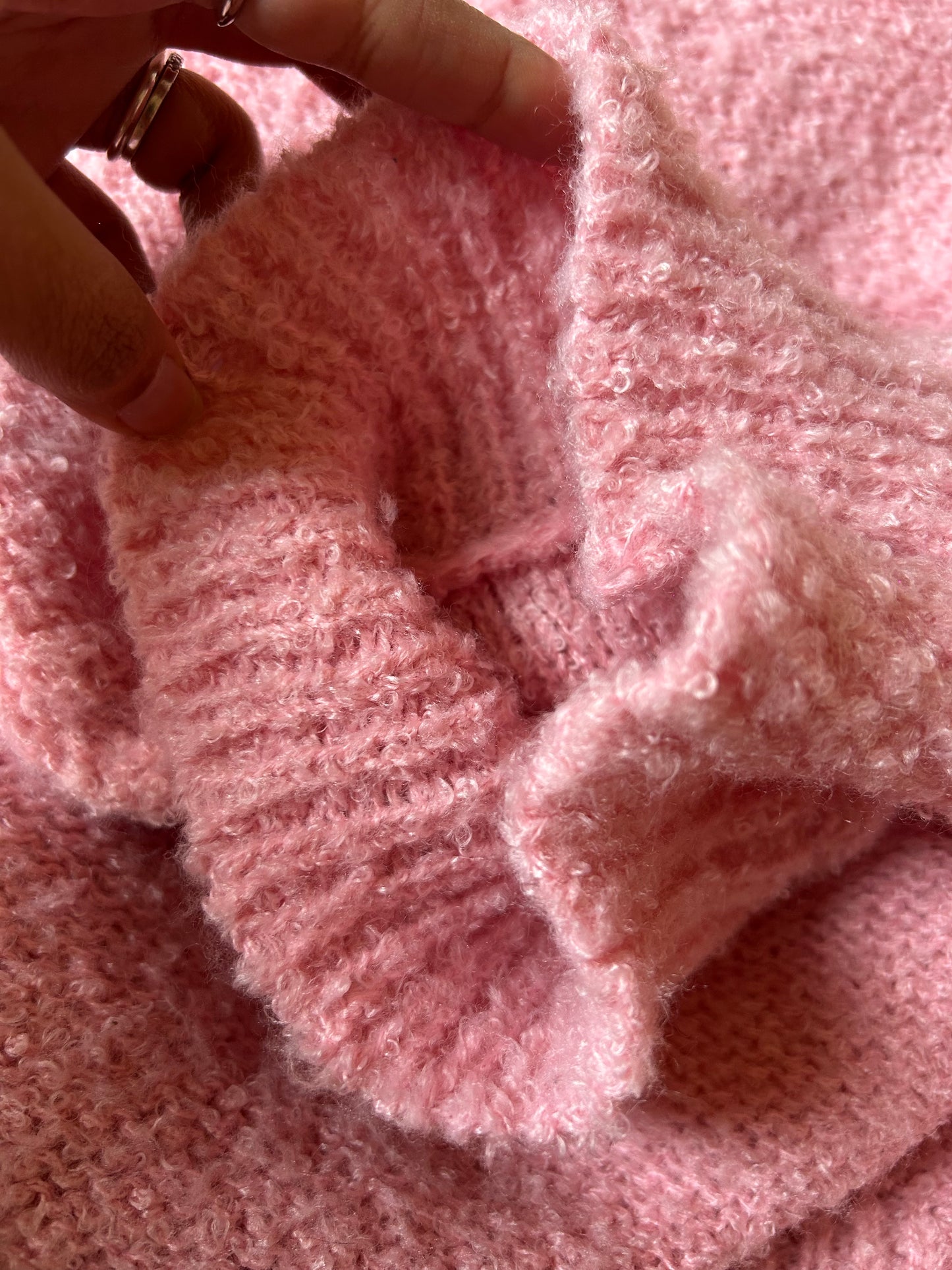 Vintage Floral Knit Pullover