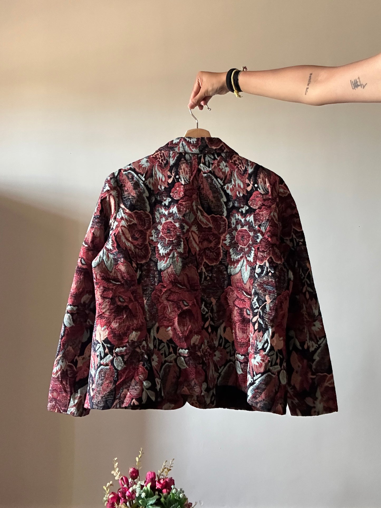 Vintage BPC Weaved Jacquard Blazer