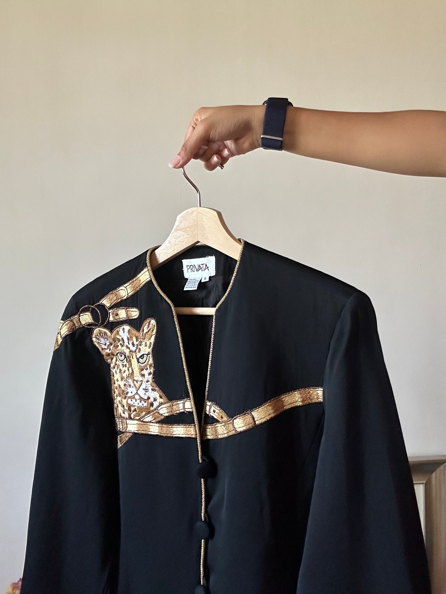 Vintage Privata Embroidered Blazer
