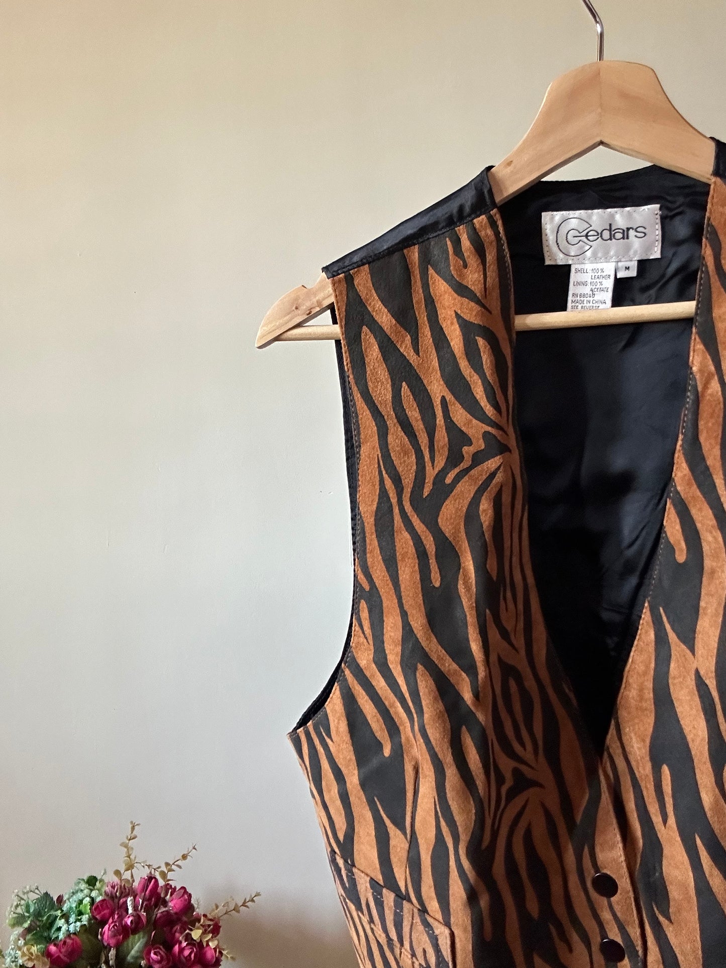 Cedars Vintage Pure Leather Vest