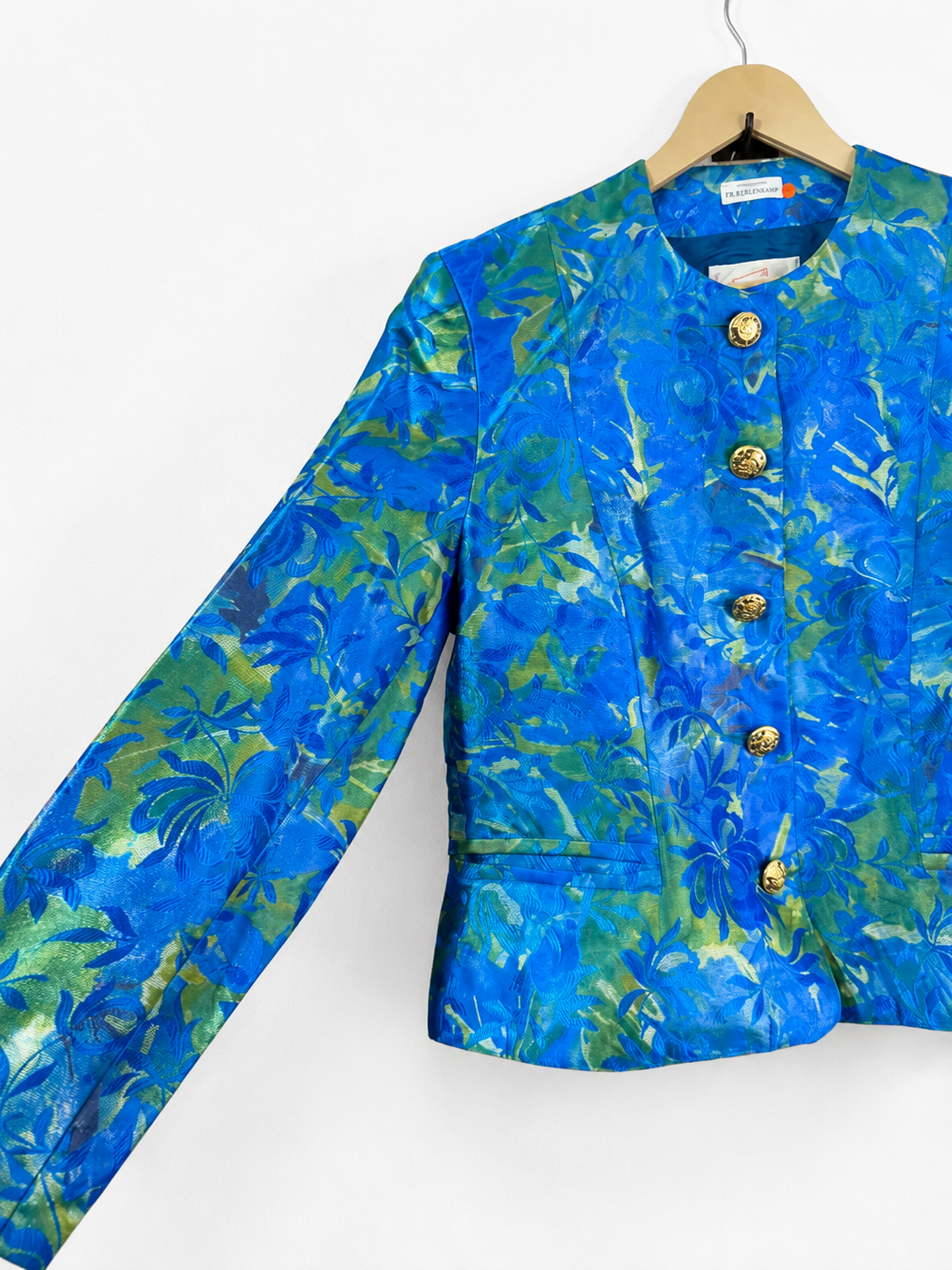 Vintage Azure Bloom Jacket