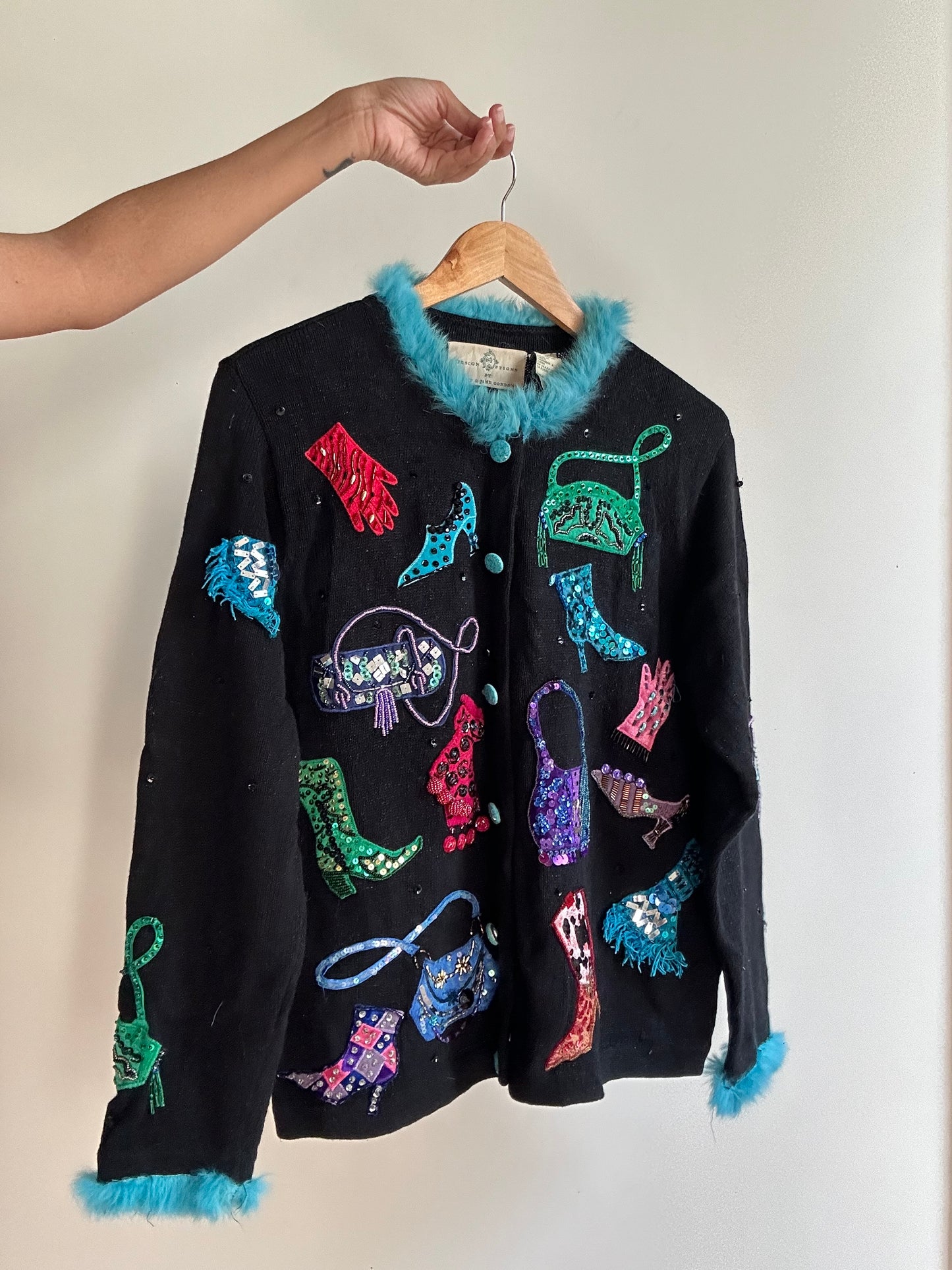 Design Options By Philip & Jane Gordon Vintage Knit Cardigan