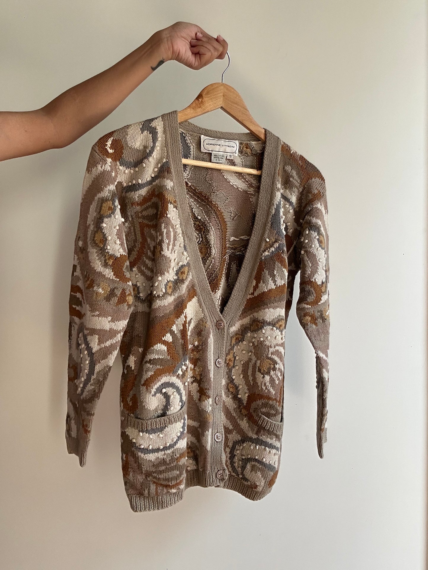 Adrienne Vittadini Vintage Knit Cardigan