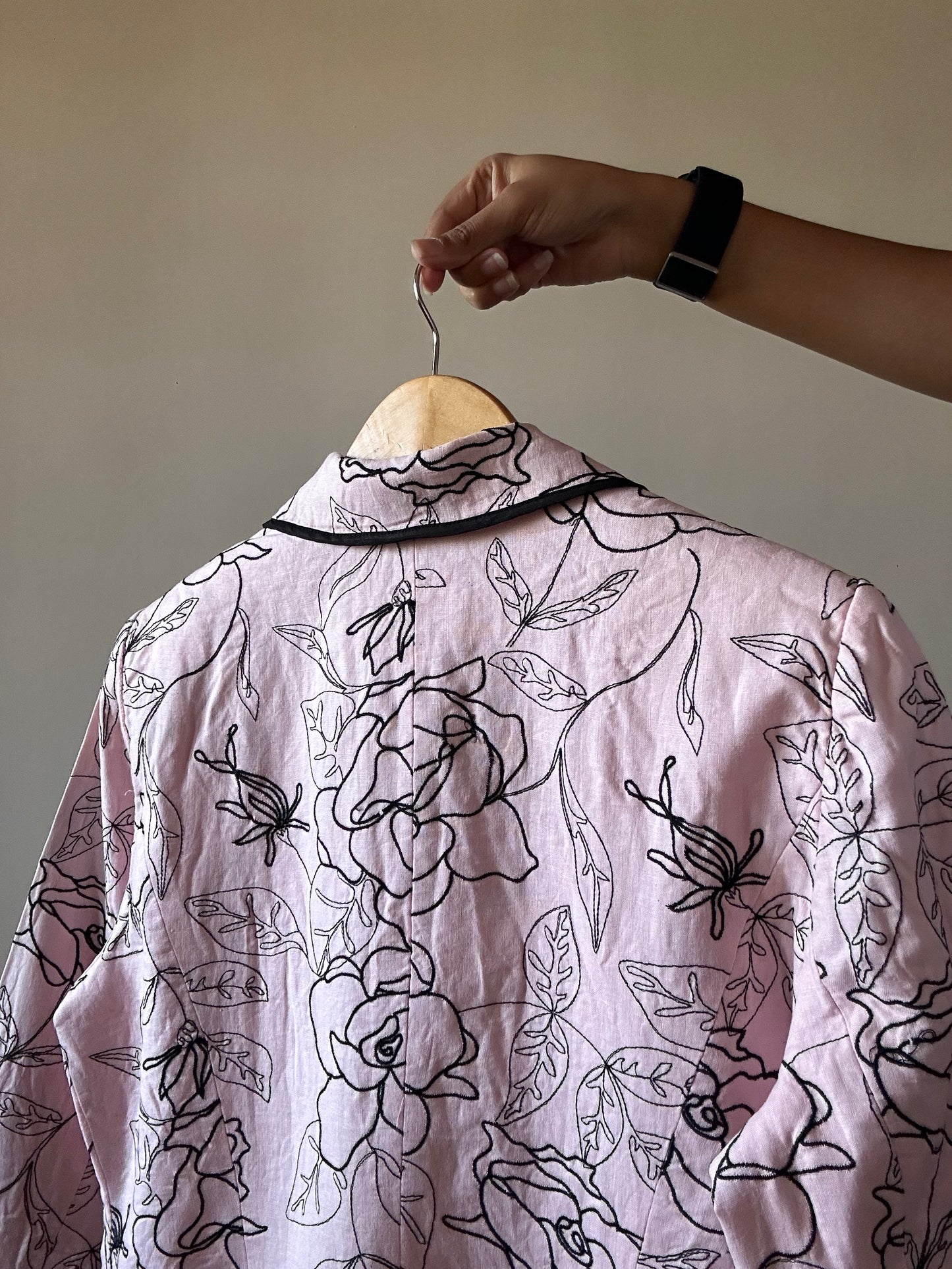 Nygard Vintage All Over Embroidery Blazer