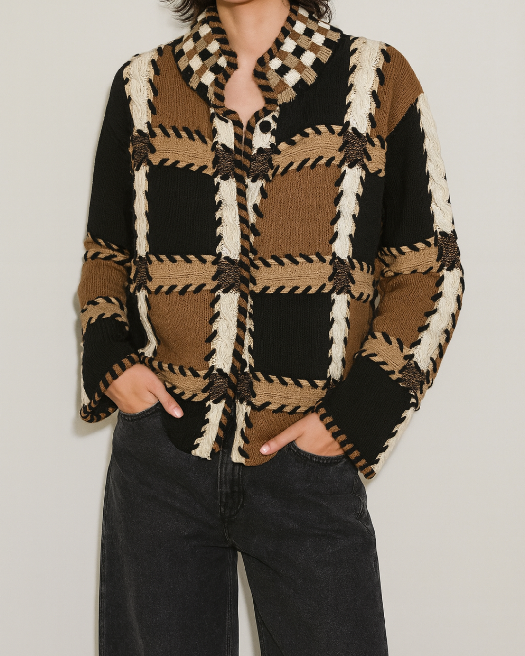 Susan Bristol Vintage Knit Cardigan