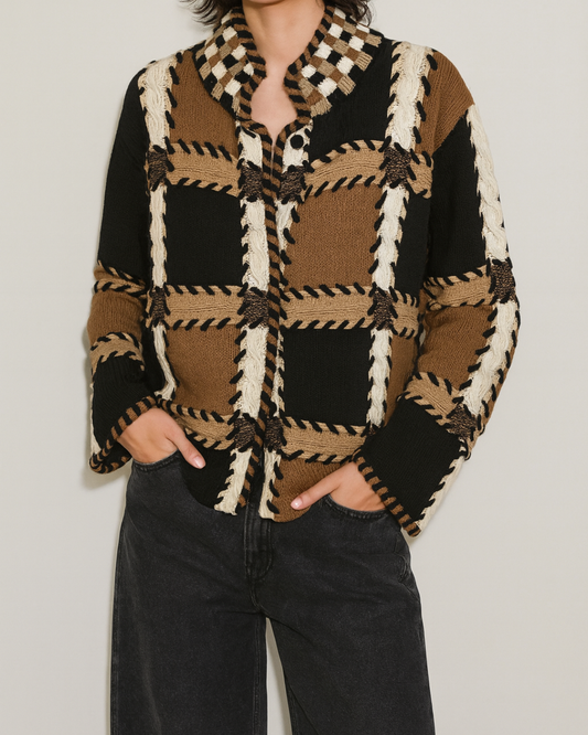 Susan Bristol Vintage Knit Cardigan