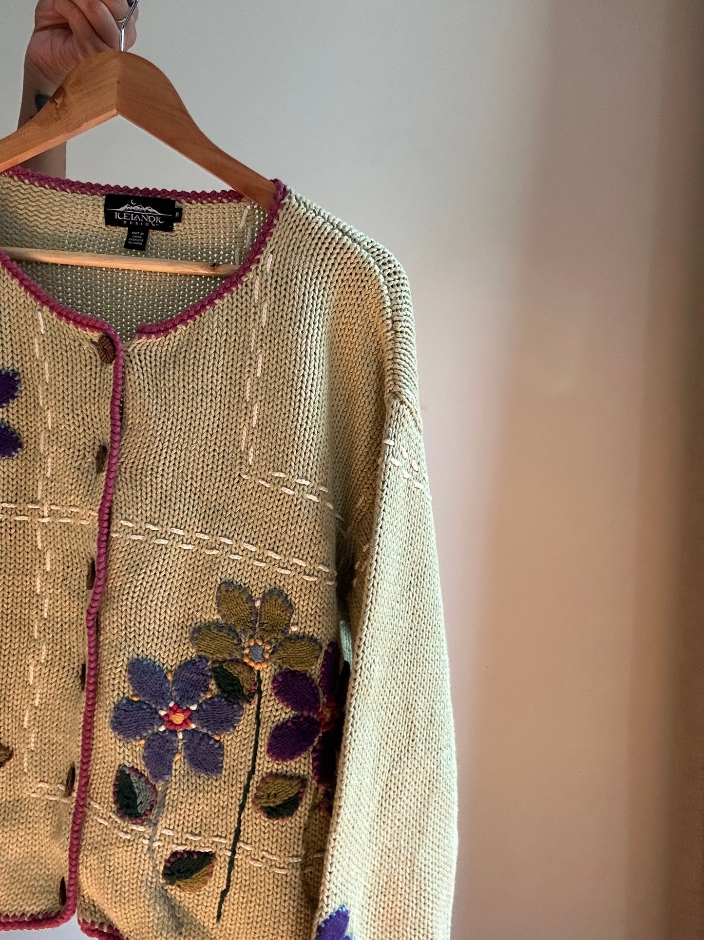 Icelandic Vintage Knit Cardigan