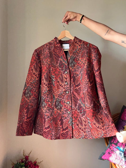 Lady Combi Vintage Jacquard Blazer