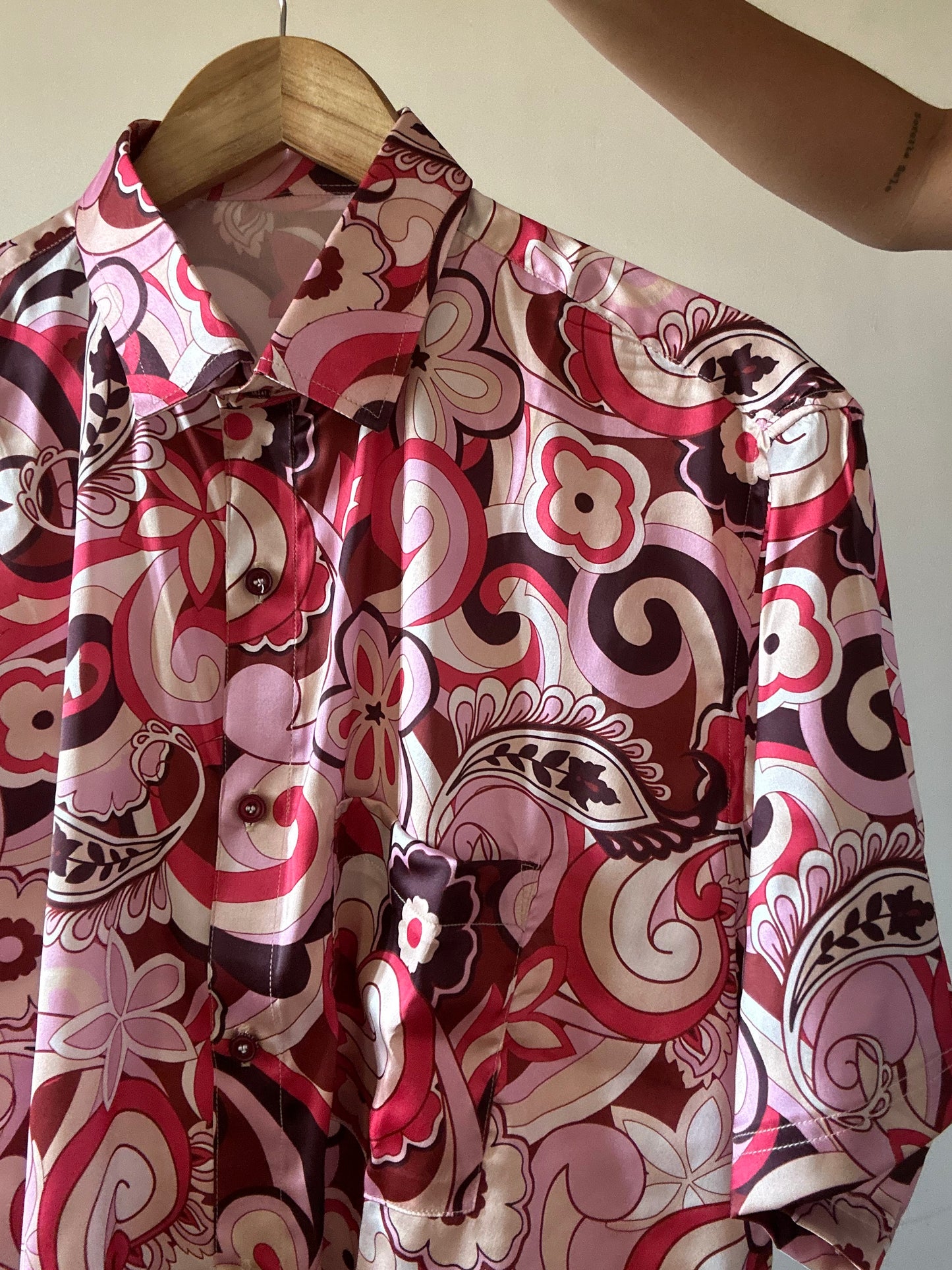 90s Painter’s Satin Shirt