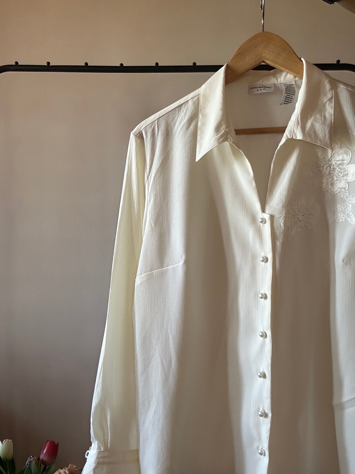 Covington Vintage Front Embroidery Shirt