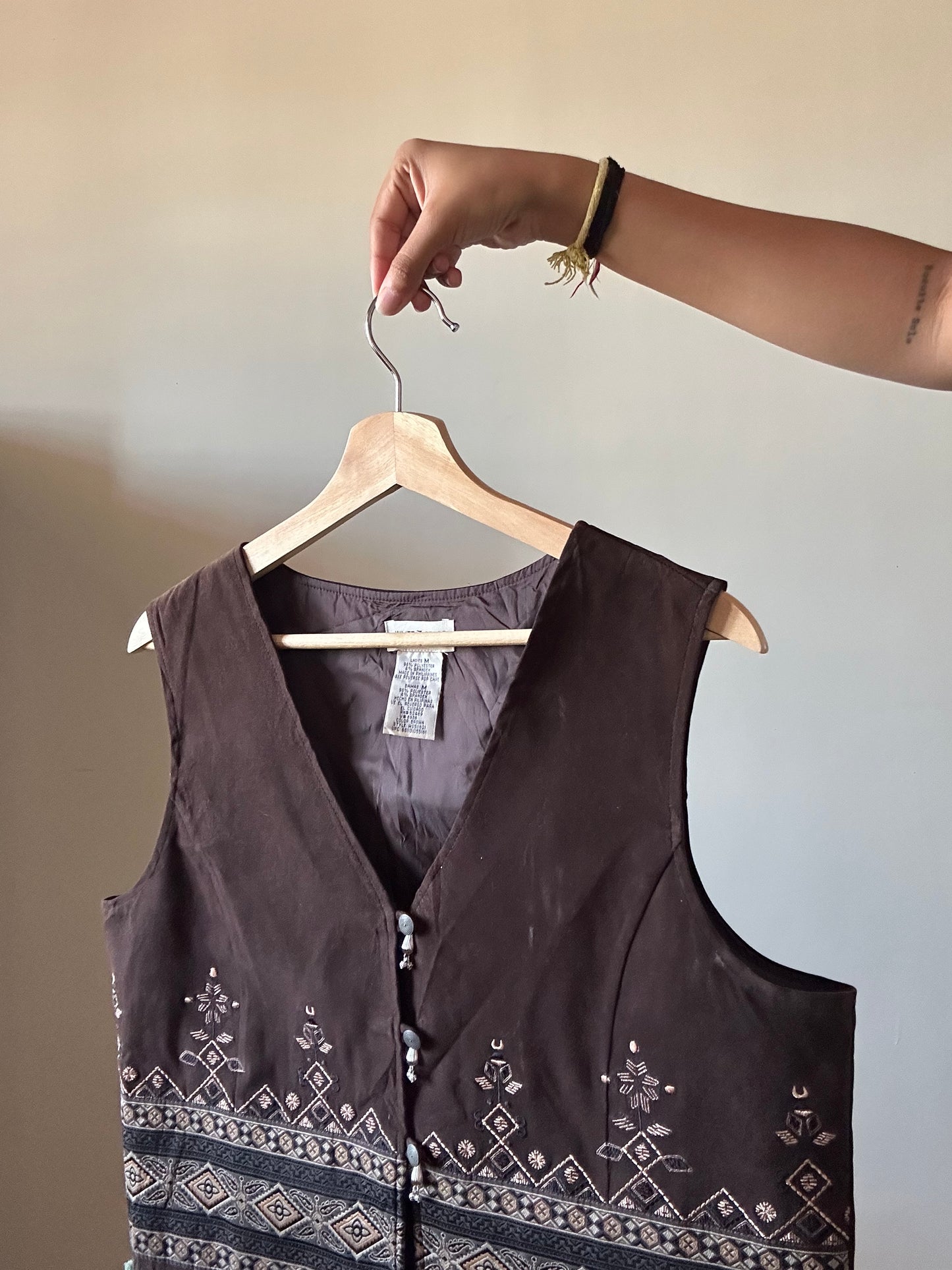 Vintage White Sage Vest