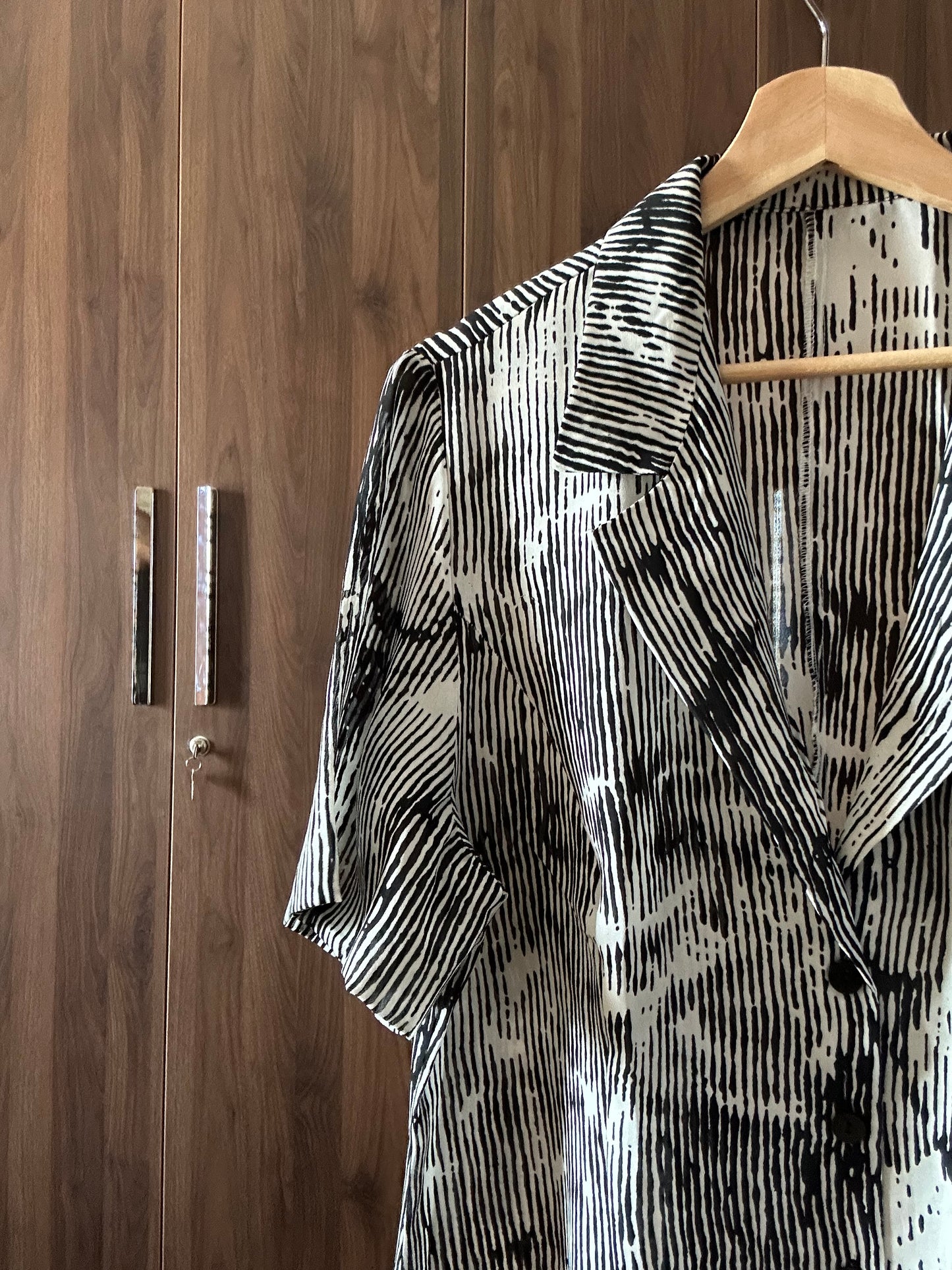 Vintage Abstract Print Shirt