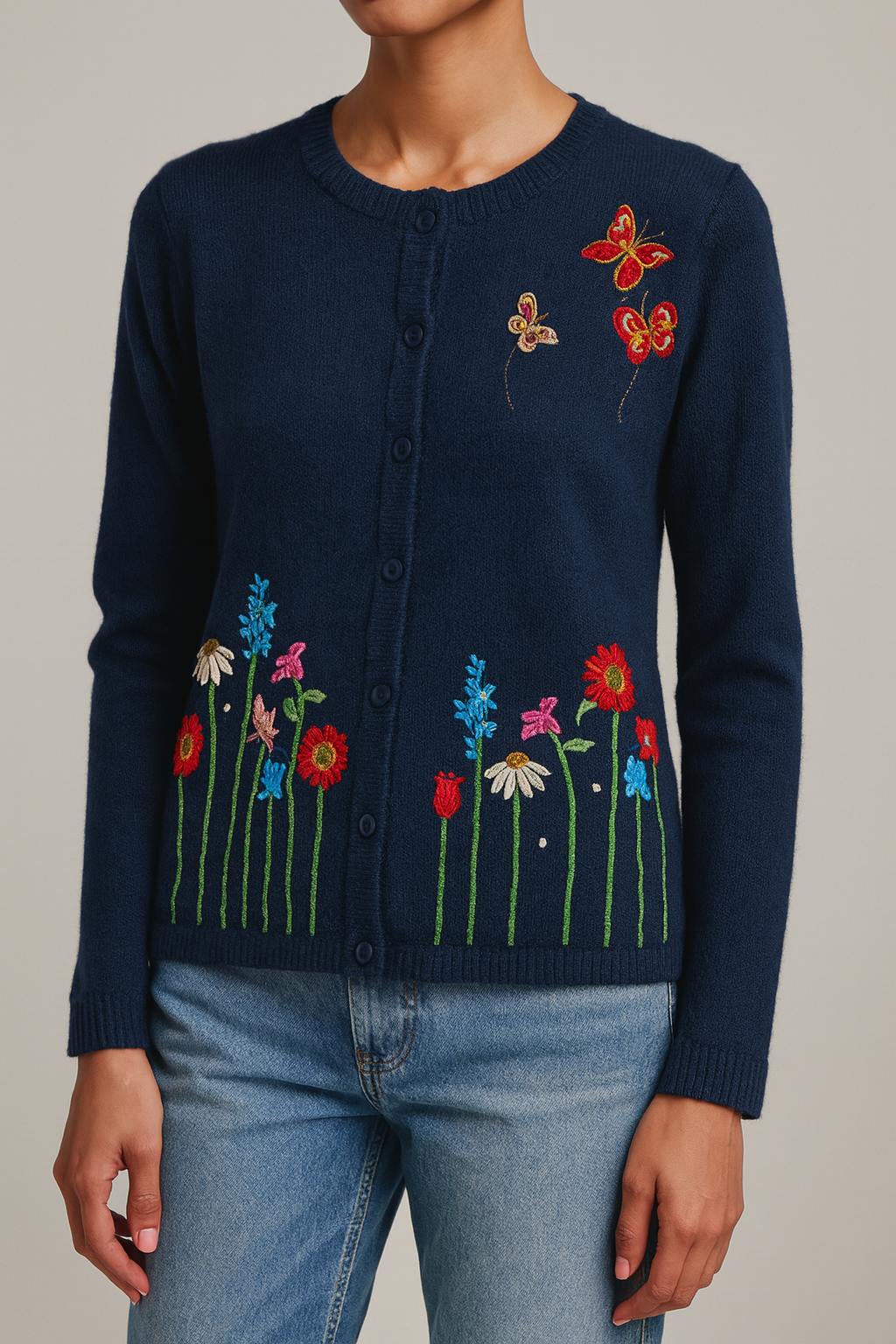 The Quacker Factory Vintage Knit Cardigan