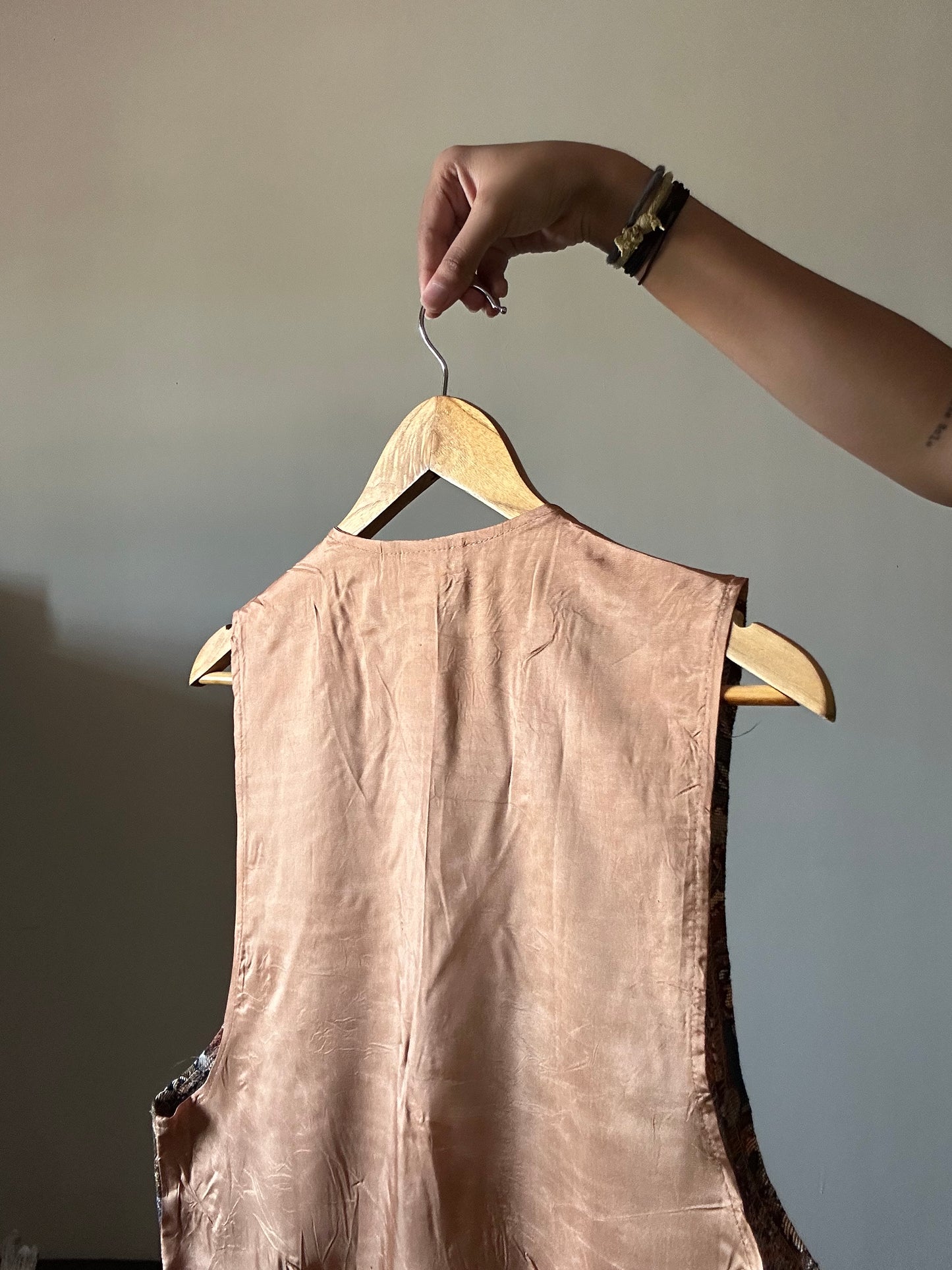 Facets By Mirror Vintage Vest