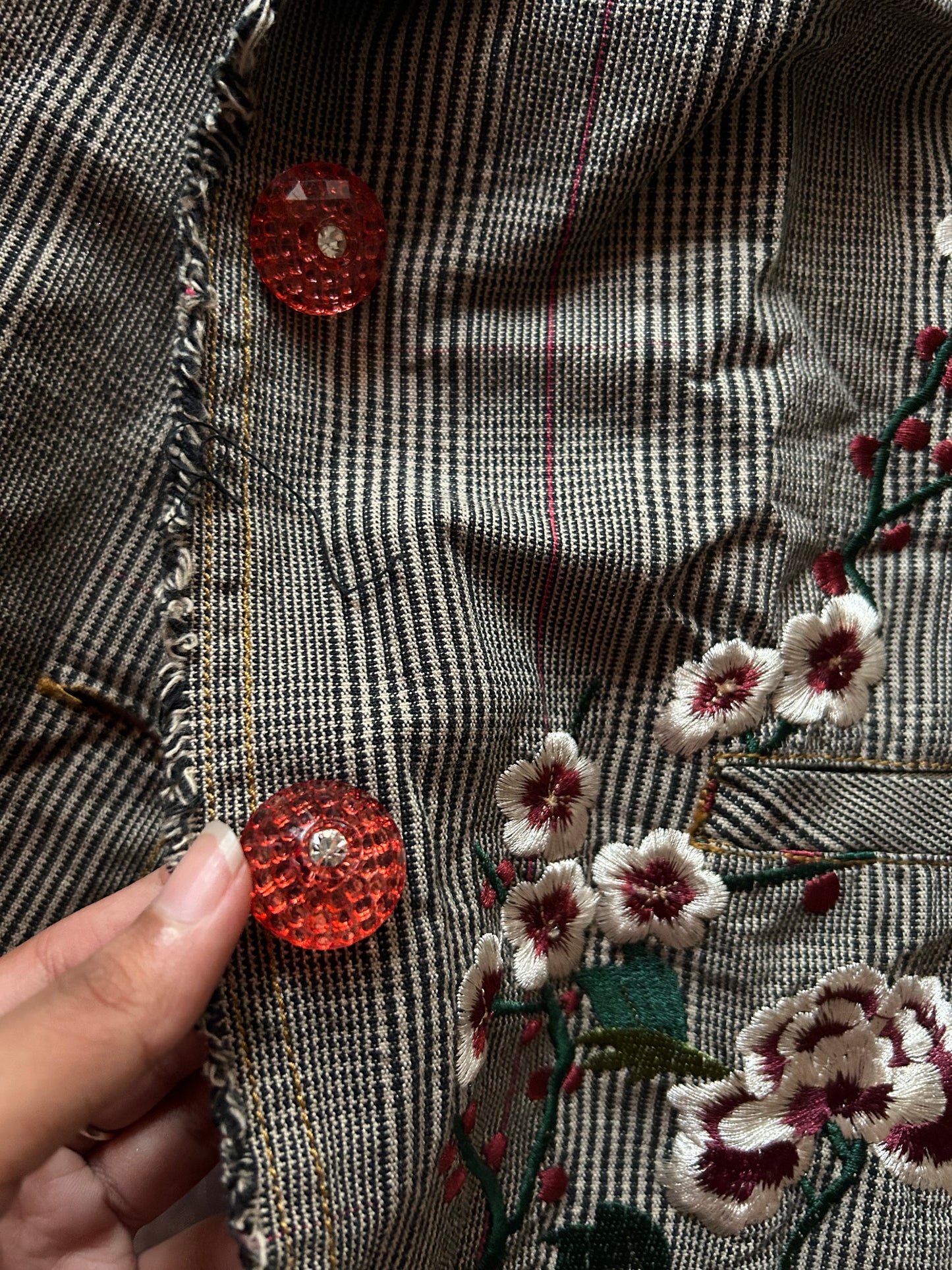 Vintage Patchwork and Embroidery Blazer