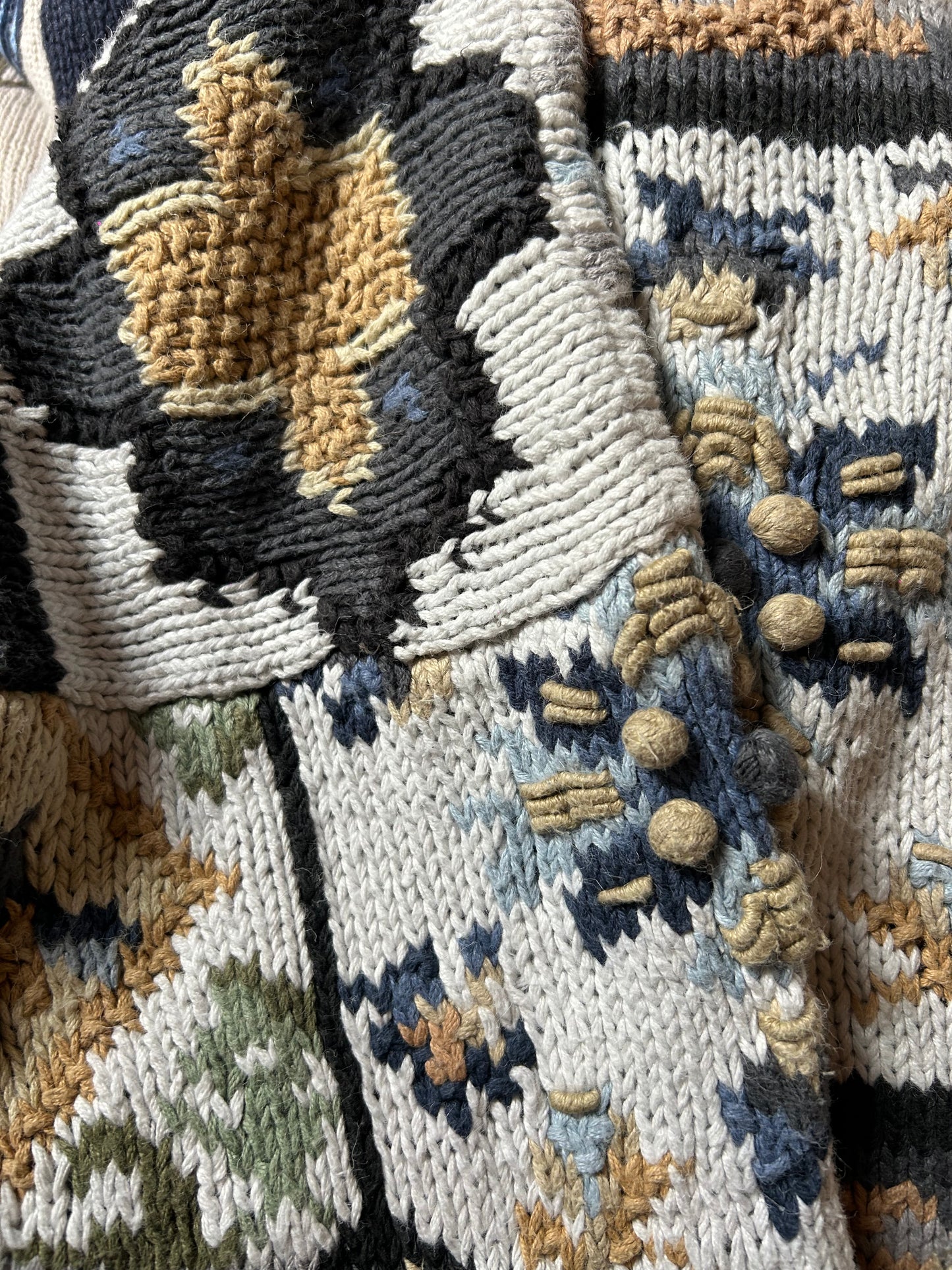 Vintage Crystal Kobe Hand Embroidered Pullover