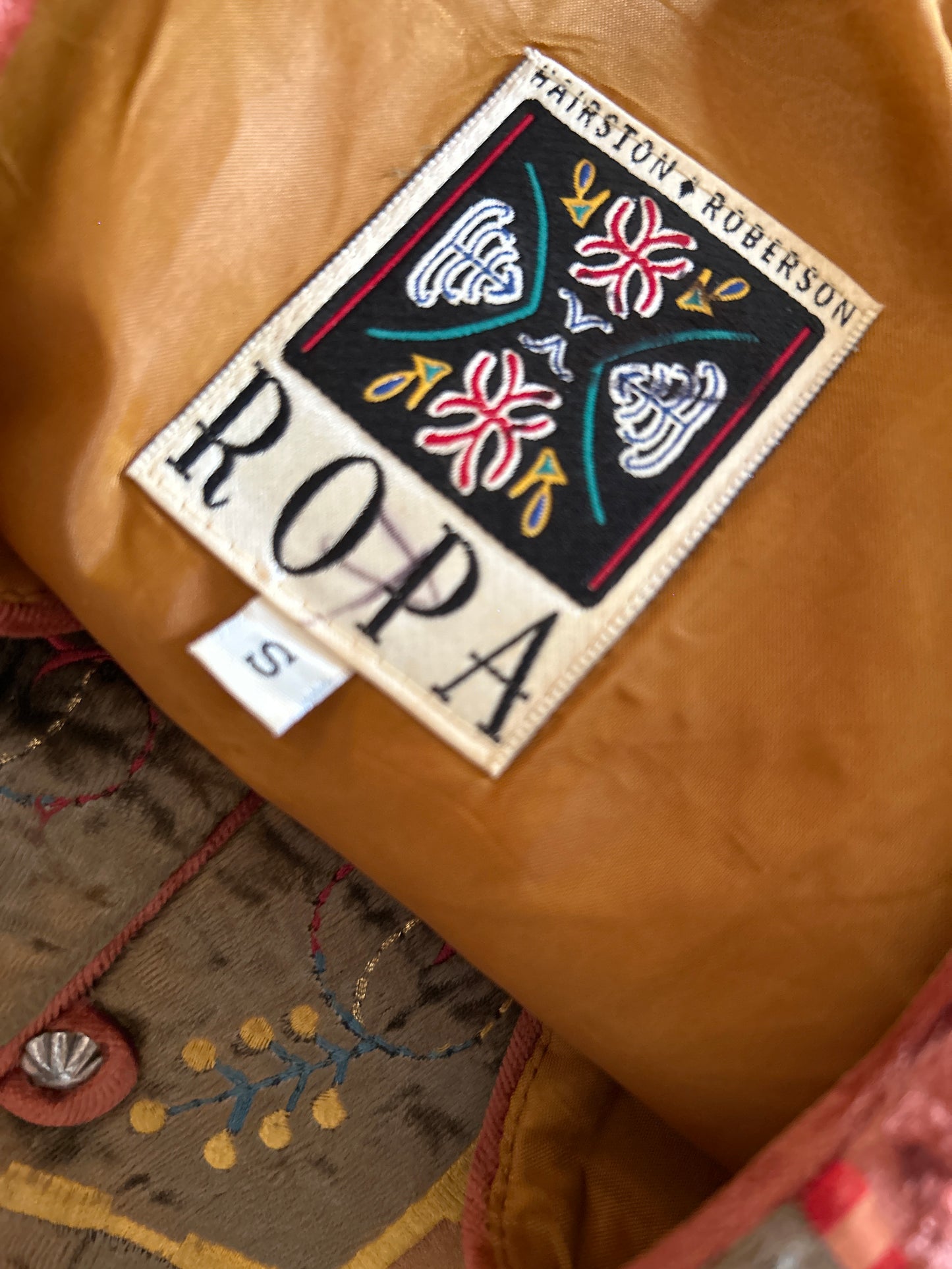 Ropa Vintage Patchwork and Embroidered Vest