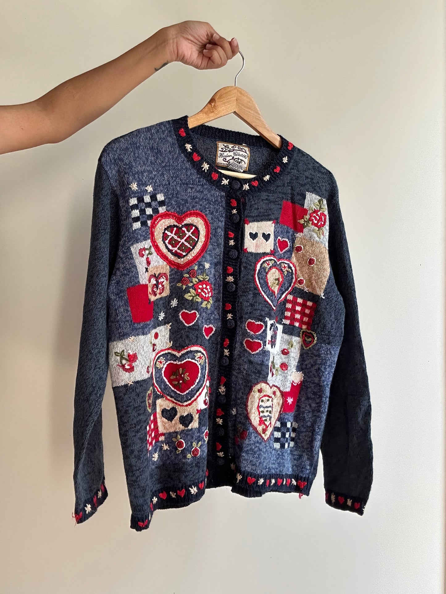 Handloom Collection Vintage Knit Cardigan