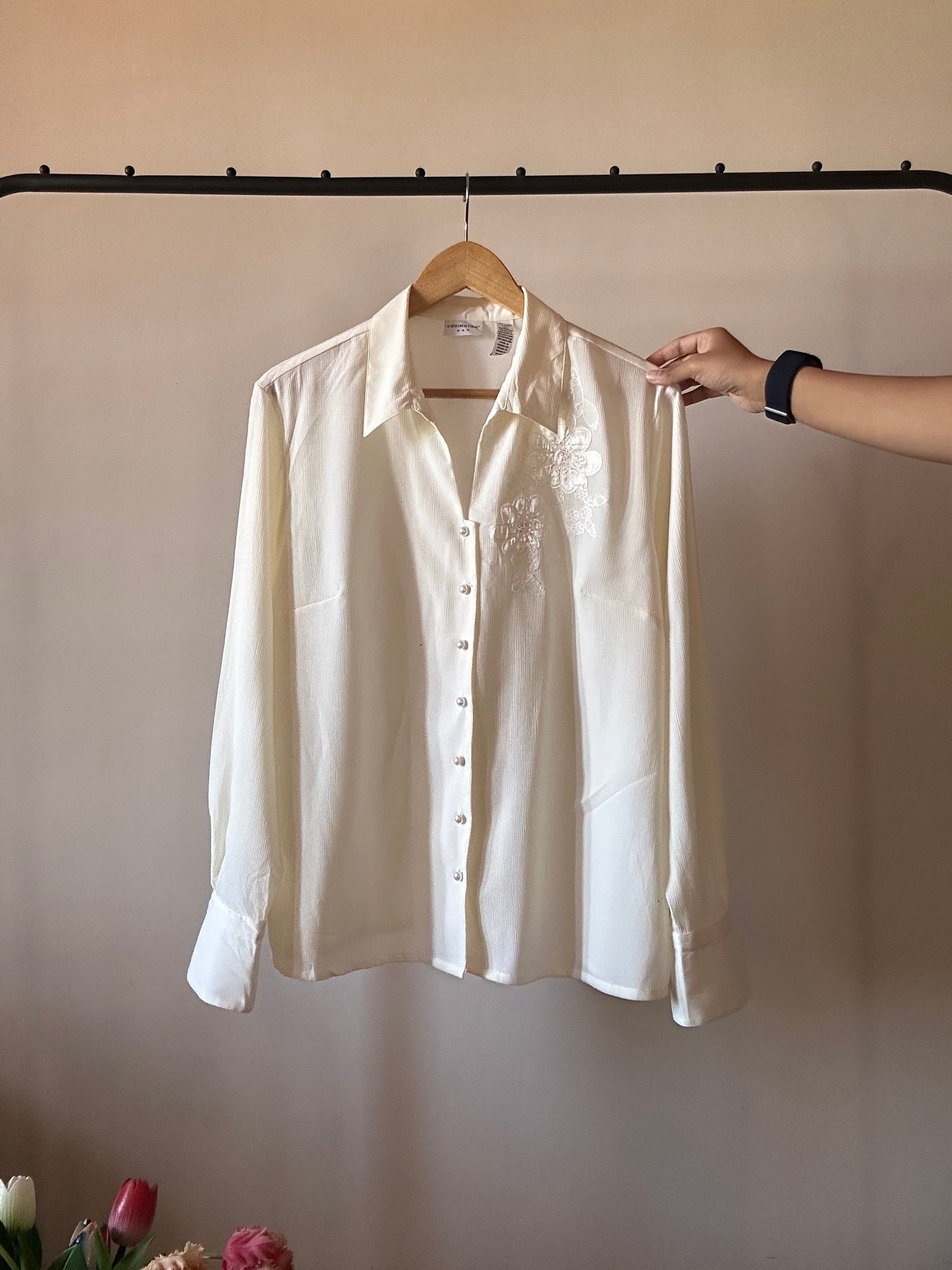 Covington Vintage Front Embroidery Shirt