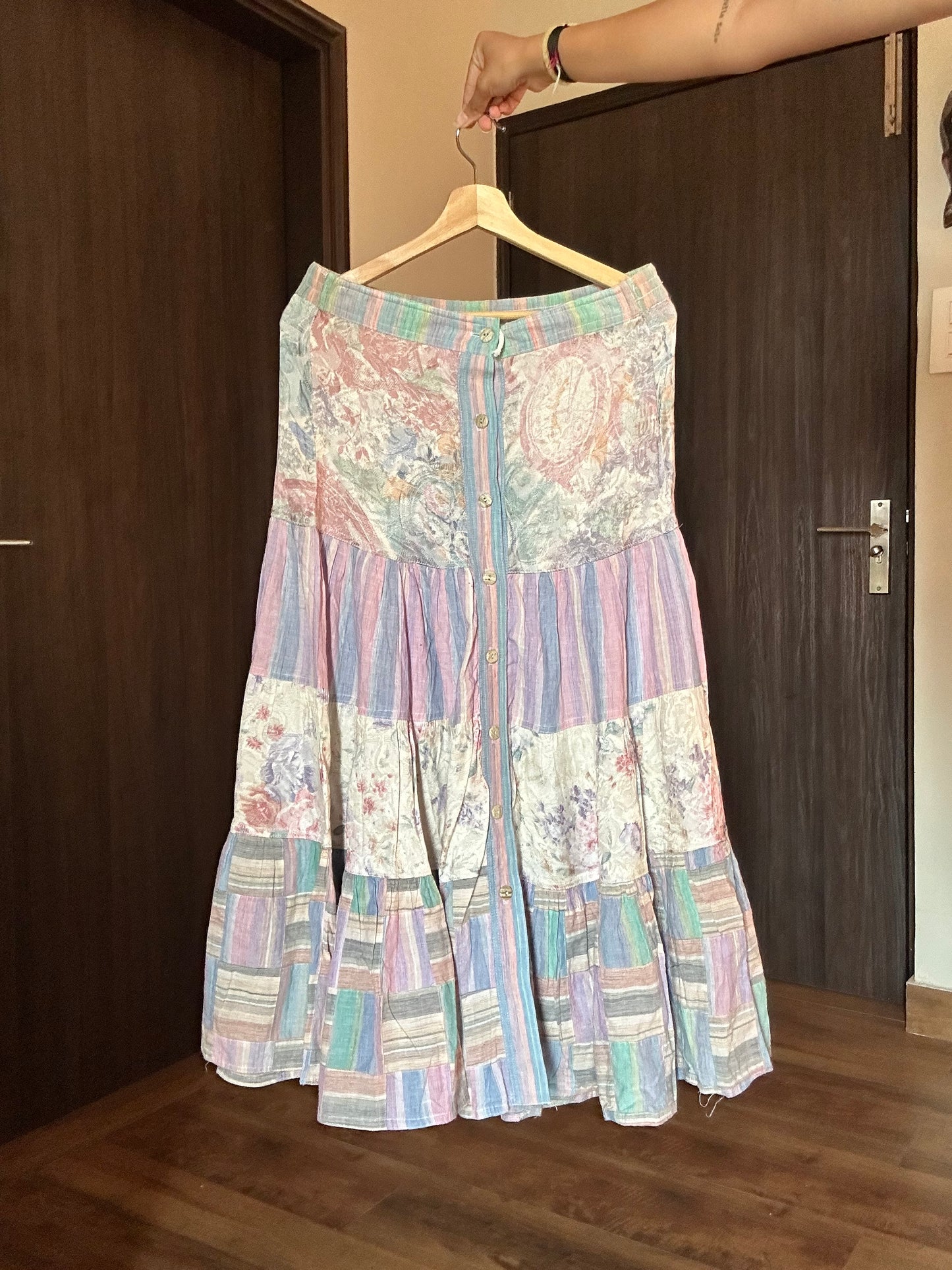 Marsha Sports Vintage Jacquard Skirt