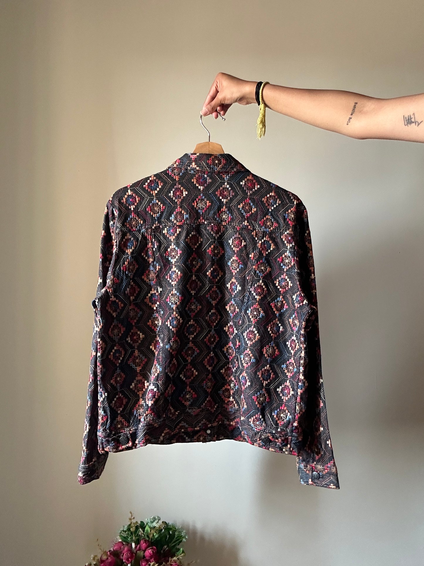 Vintage Coldwater Creek All Embroidered Shaket