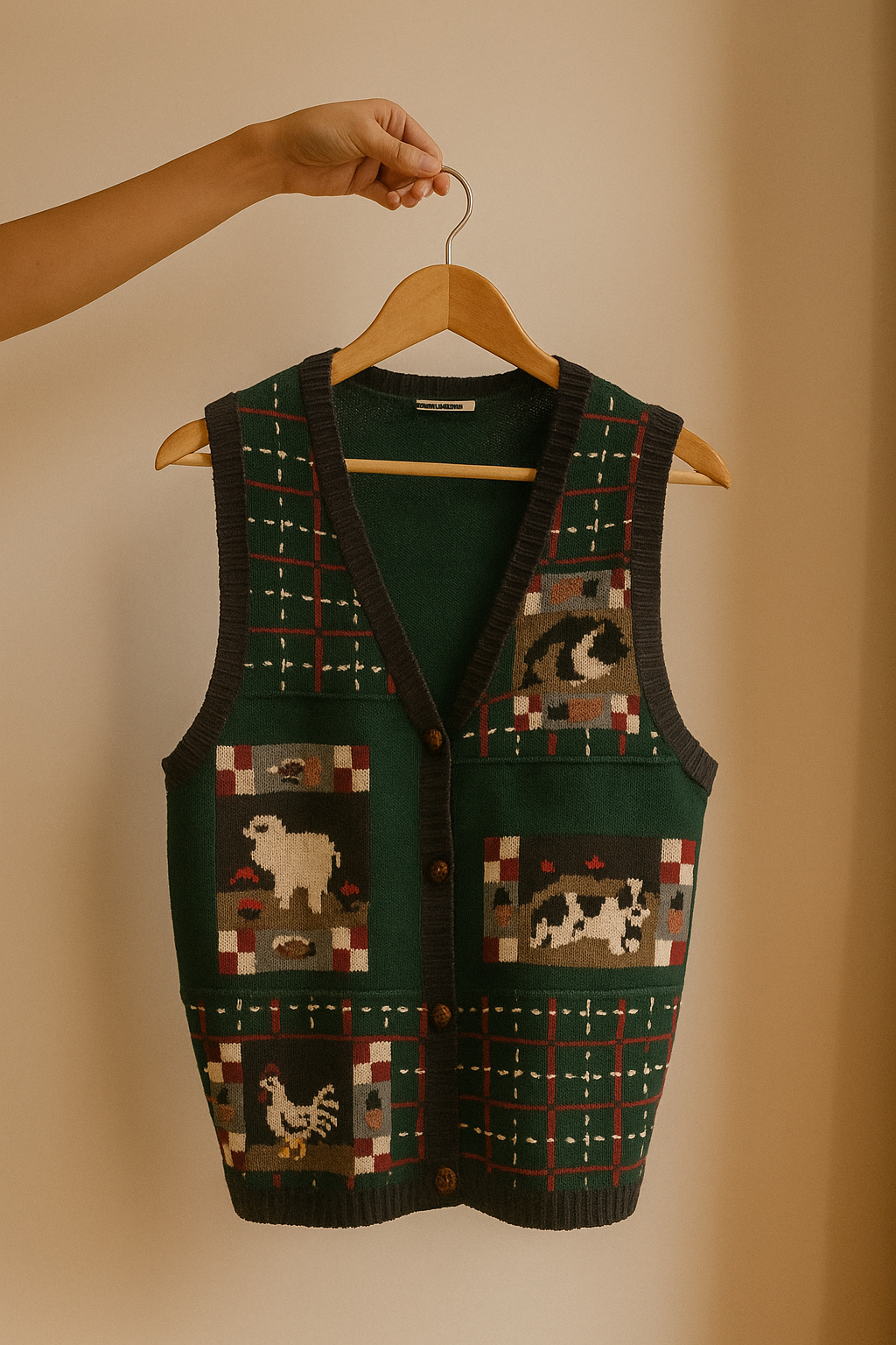 Capacity Vintage Knit Vest