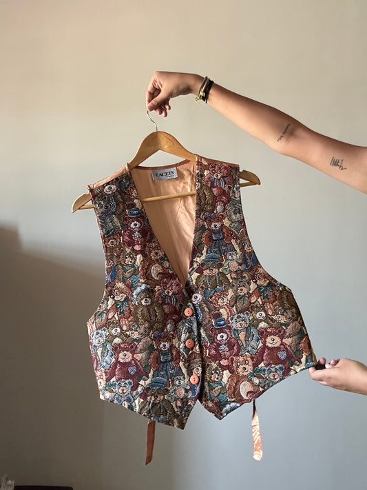 Facets By Mirror Vintage Vest