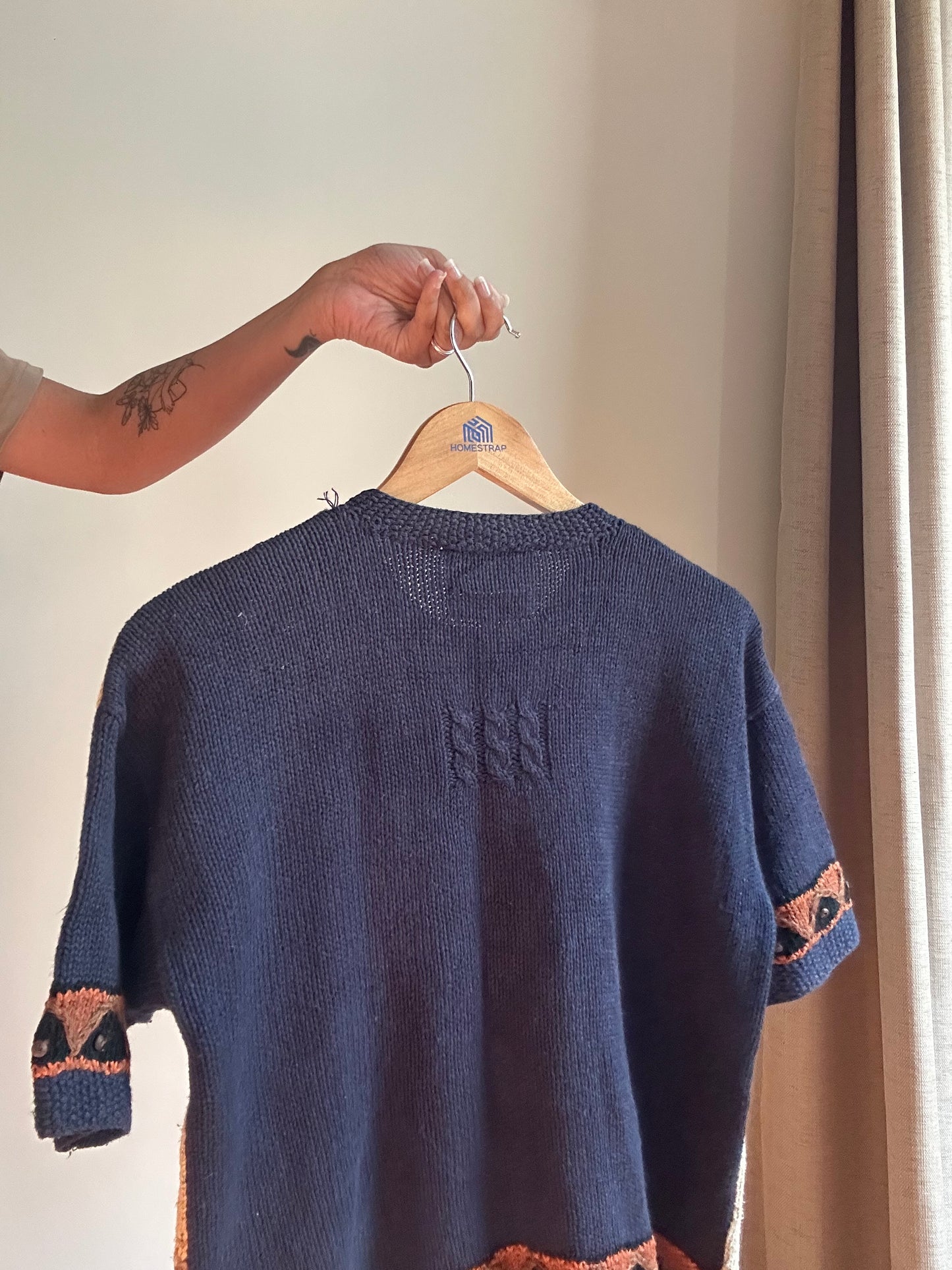 Marisa Christina Vintage All Hand Knit Cardigan