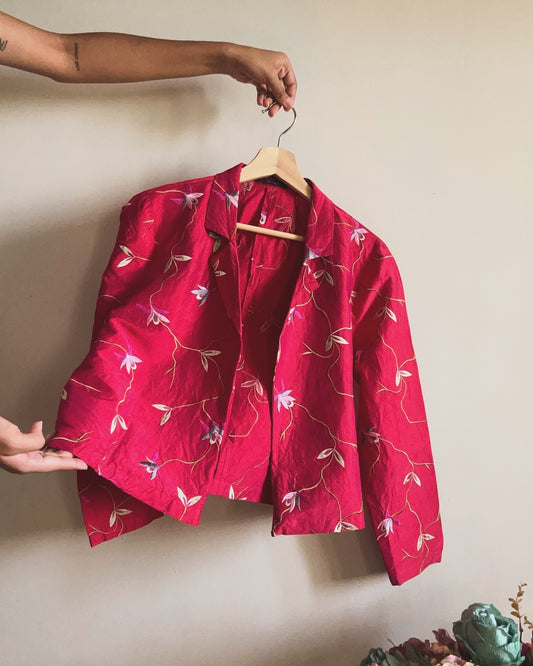 Silke Tuchirad Vintage All Embroidered Shaket