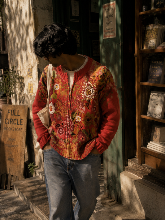 Coldwater Creek Embroidered Knit Pullover