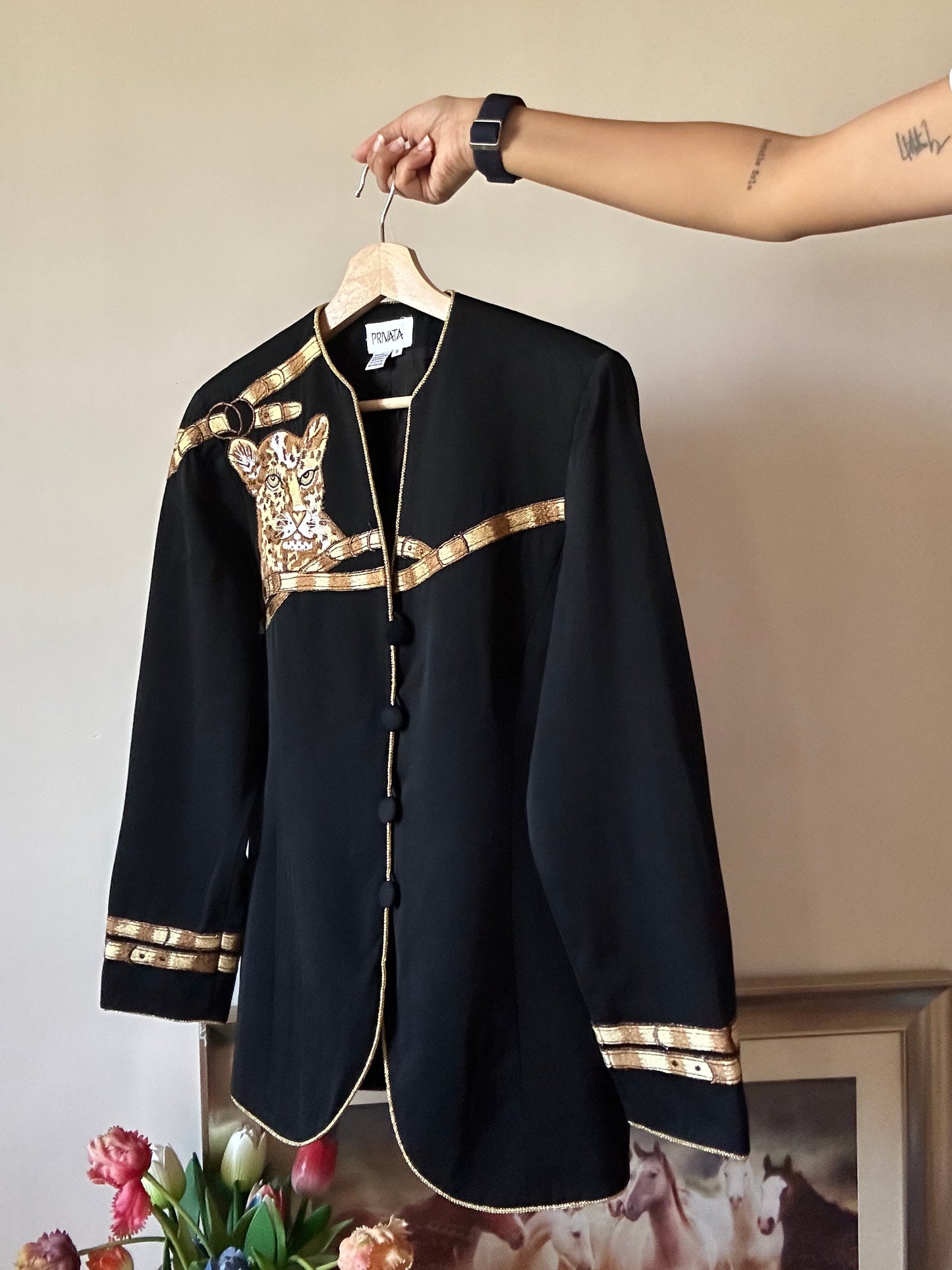 Vintage Privata Embroidered Blazer