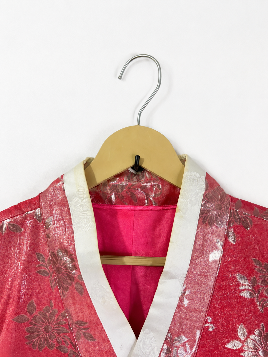 Vintage Korean Hanbok Brocade Vest
