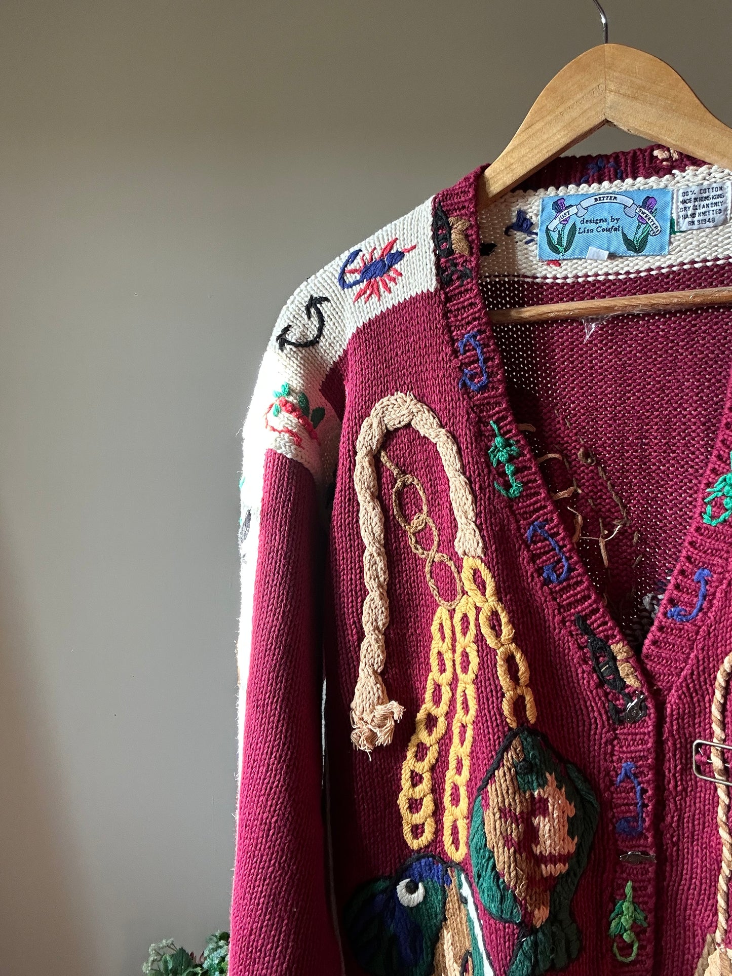 Just Better Sweaters Vintage HandKnit Cardigan