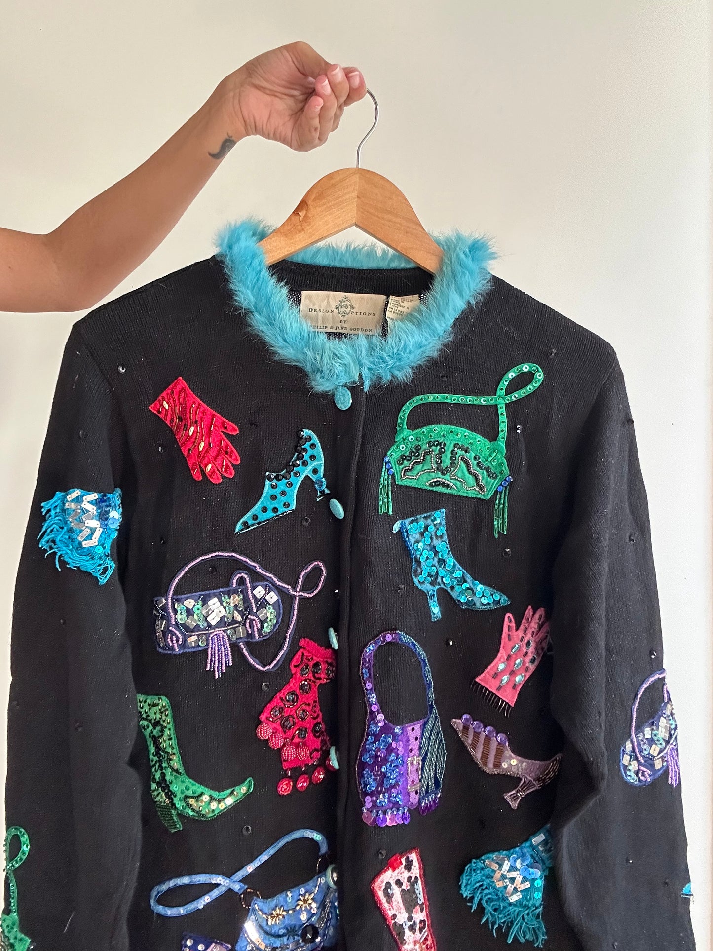 Design Options By Philip & Jane Gordon Vintage Knit Cardigan