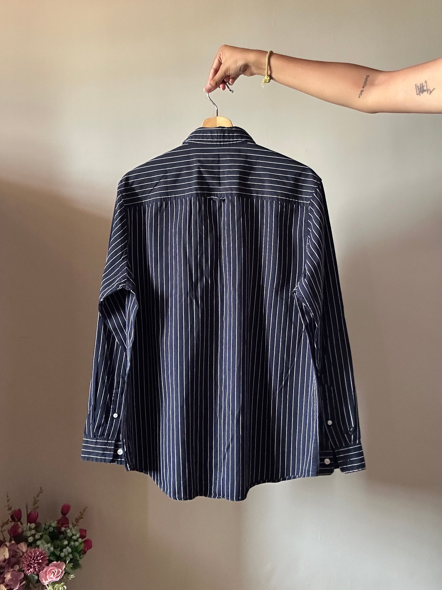 Hangton Vintage Print Shirt