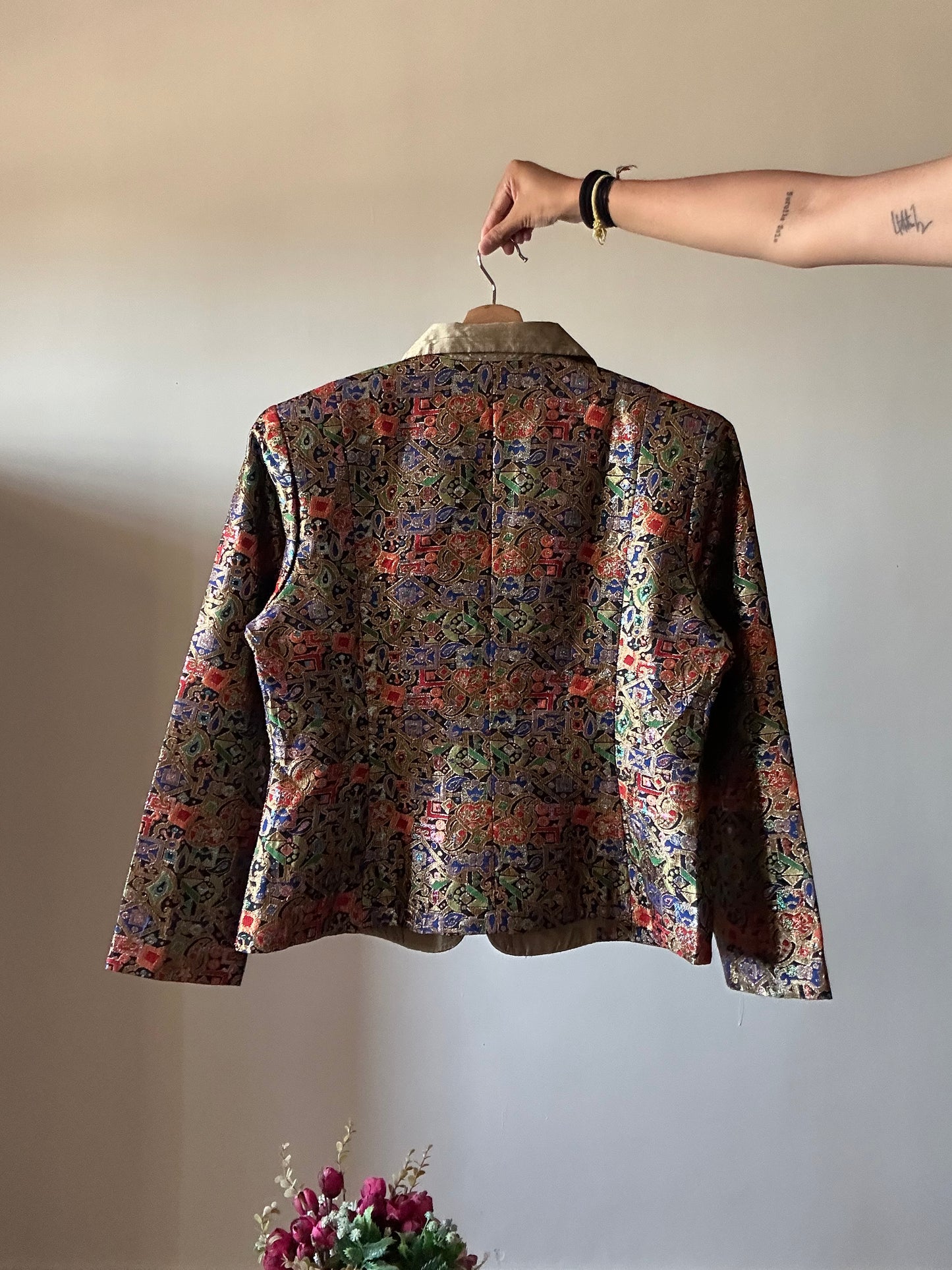 Vintage Anthea Crawford All Weaved Blazer