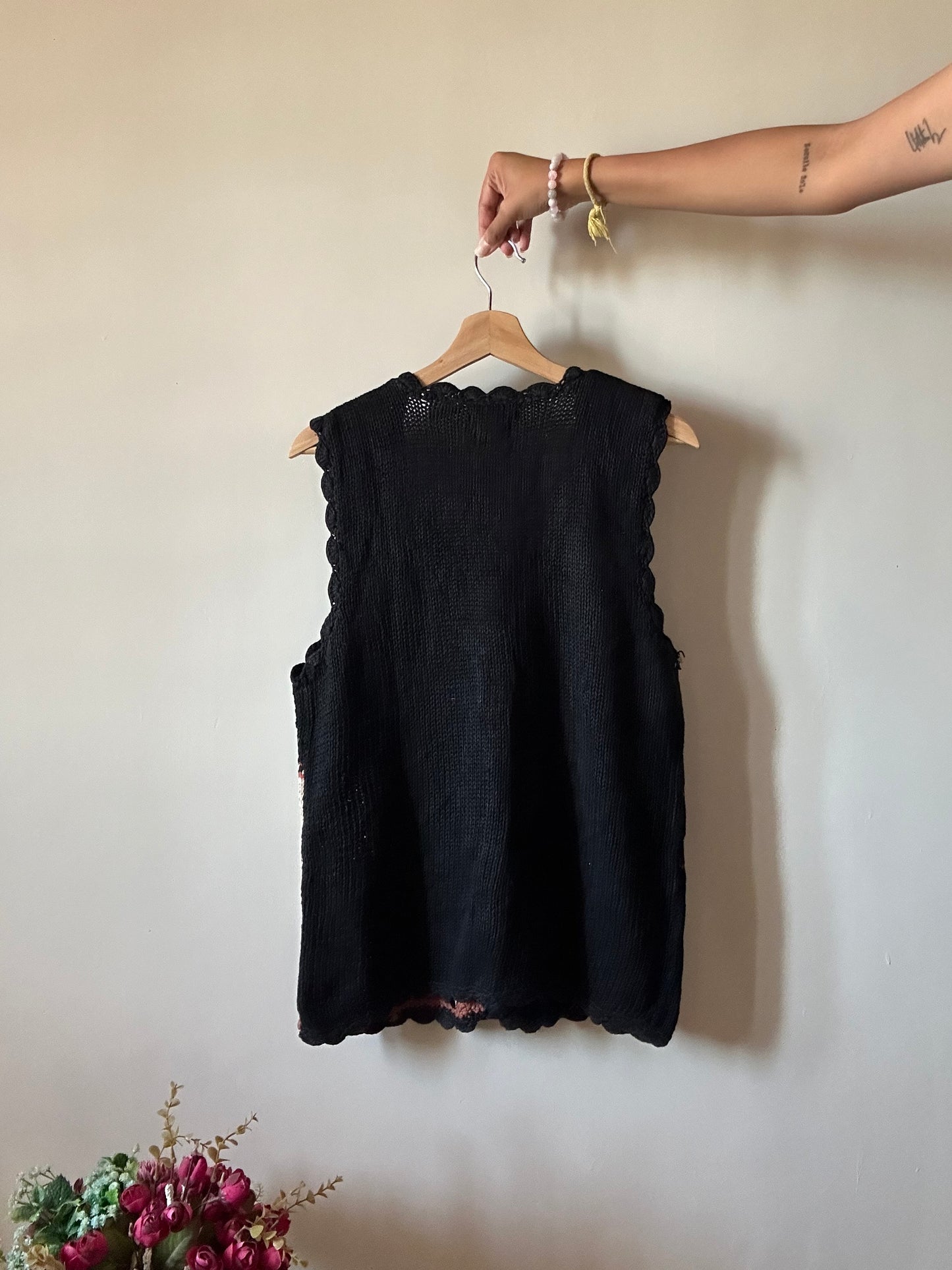 Erika Vintage Hand Knit Vest