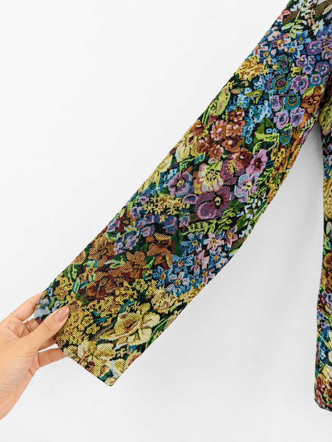 Vintage Secret Garden Tapestry Blazer