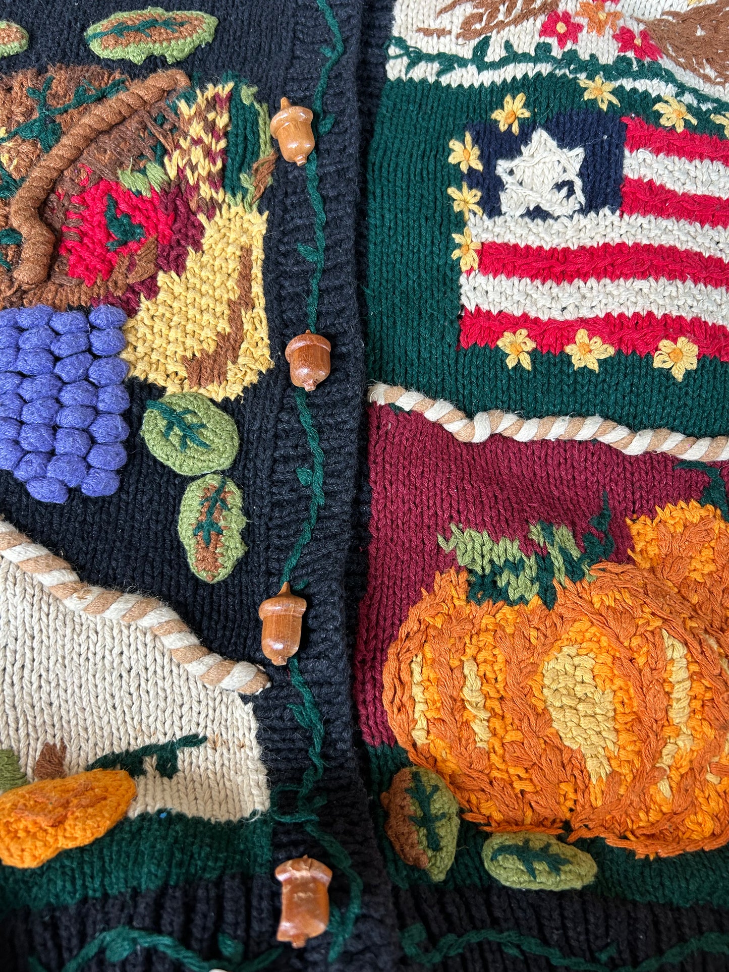 Eagle’s Eye Vintage Hand Knit Cardigan