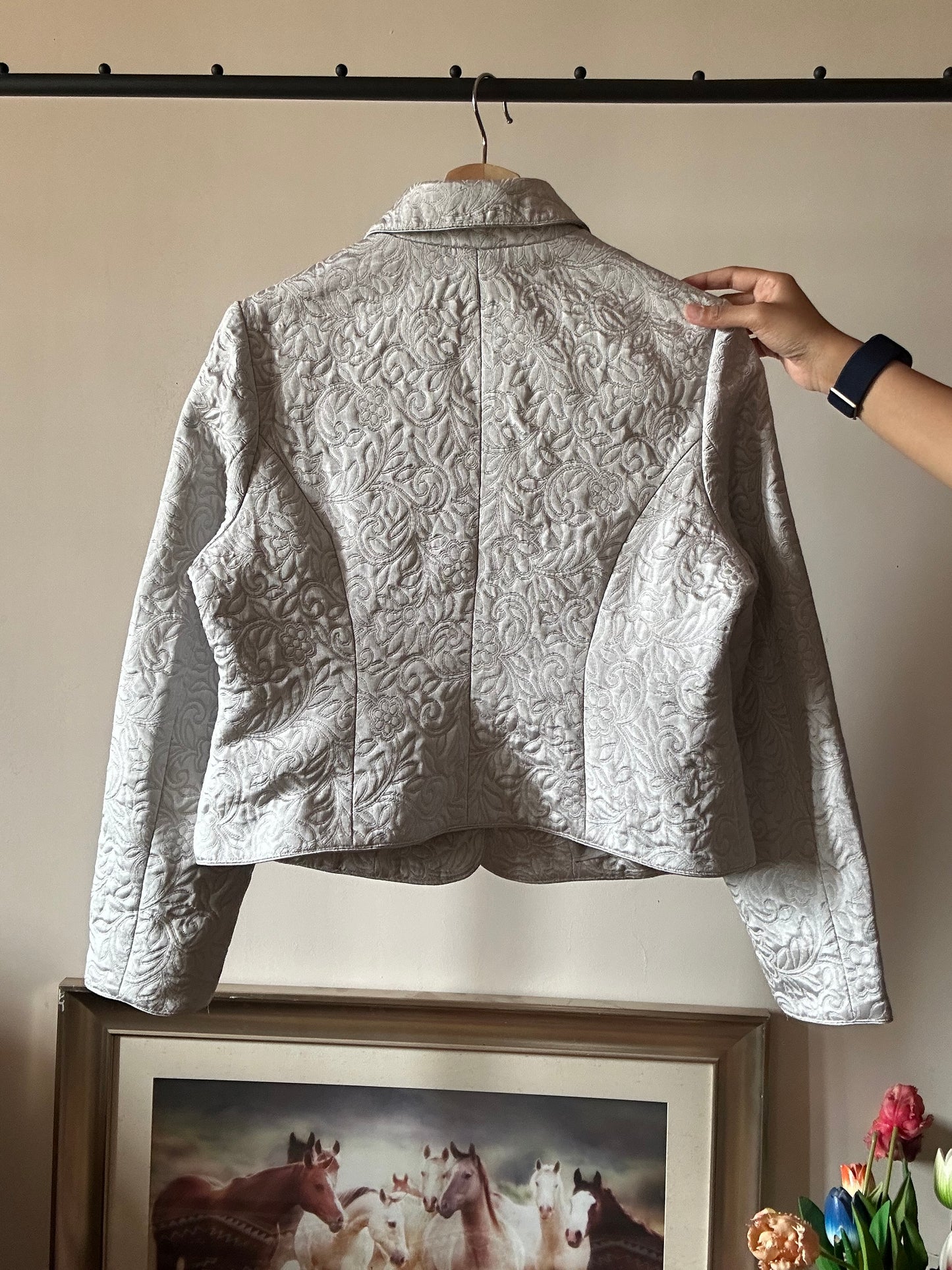 Jaclyn Smith Vintage Fully Embroidered Jacket