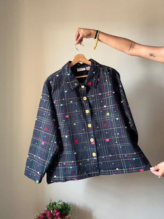 Studio Works Vintage All Embroidered Abstract Shaket