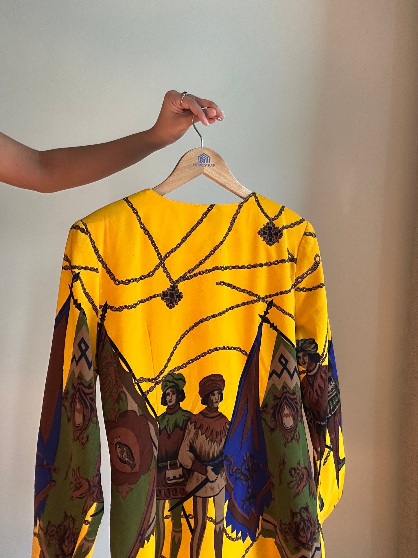 Vintage All Printed Blazer