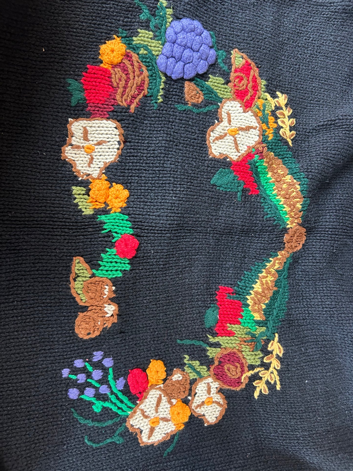 Eagle’s Eye Vintage Hand Knit Cardigan