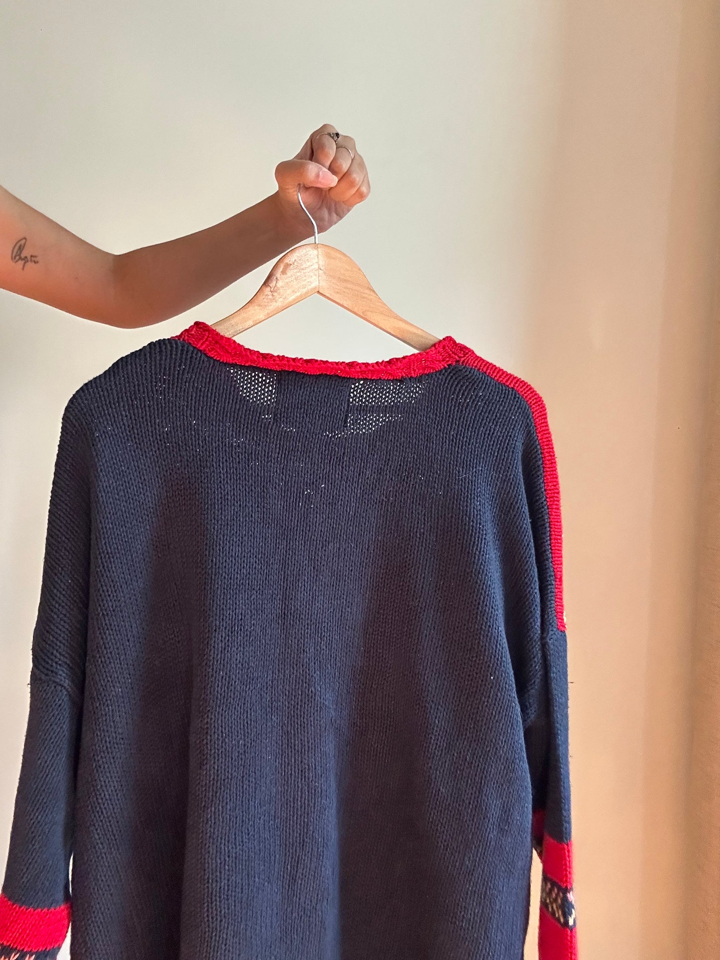 Jacque & Koko Together Vintage Hand Embroidered Pullover