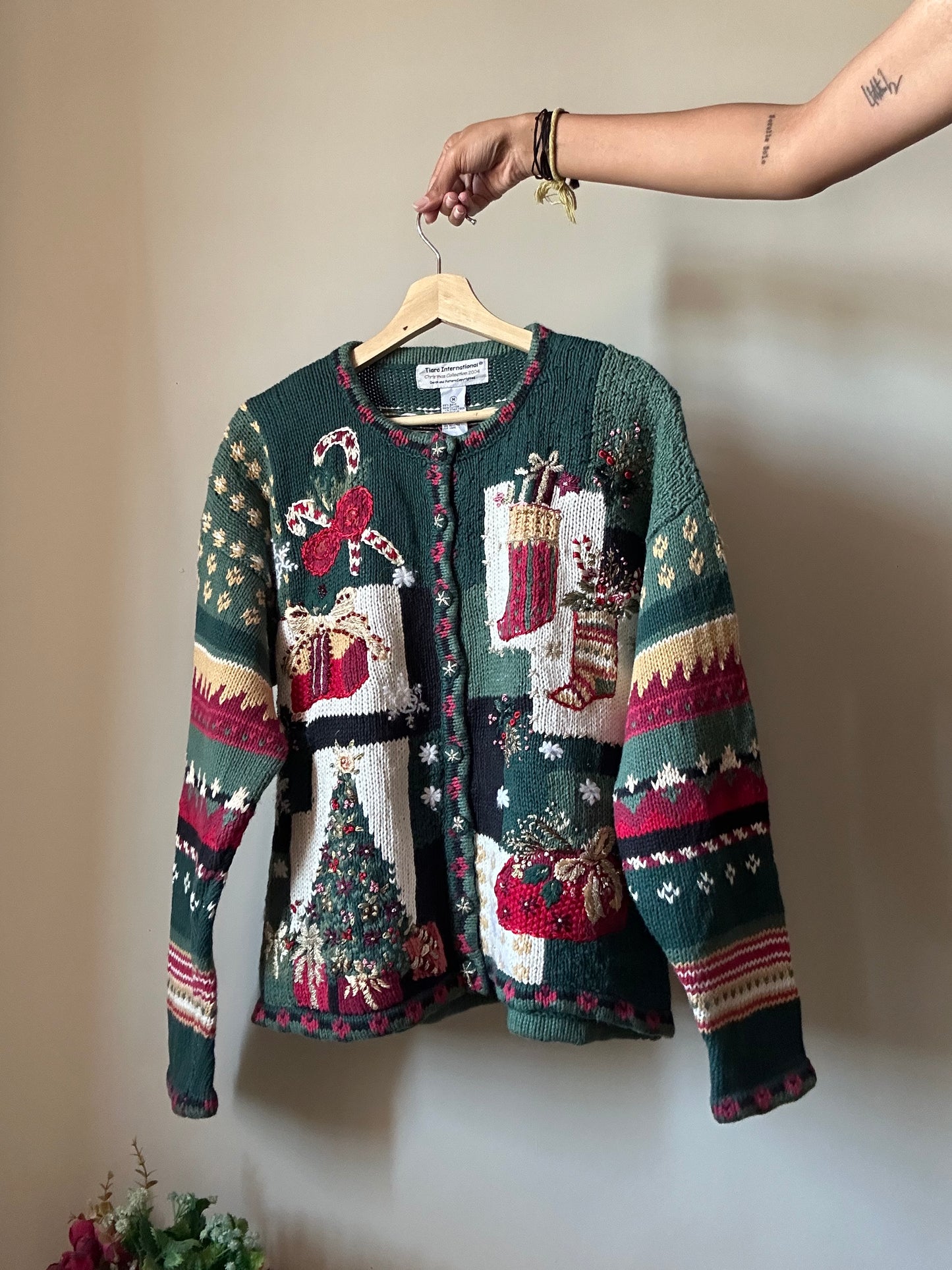Vintage Tiara Christmas Collection Cardigan ( 2004 Collection )