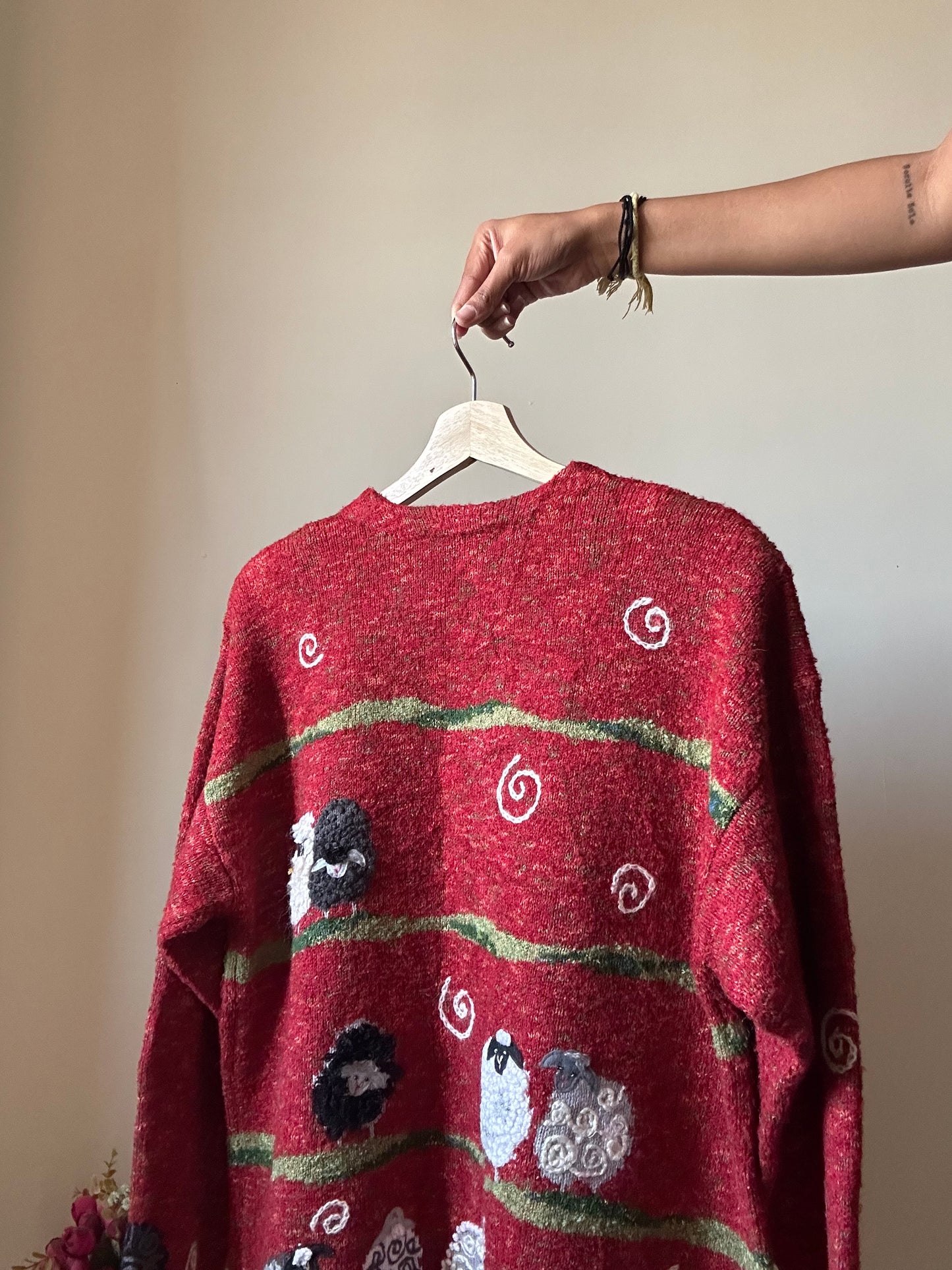 Vintage Design Options By Philip & Jane Gordon All Embroidered Cardigan