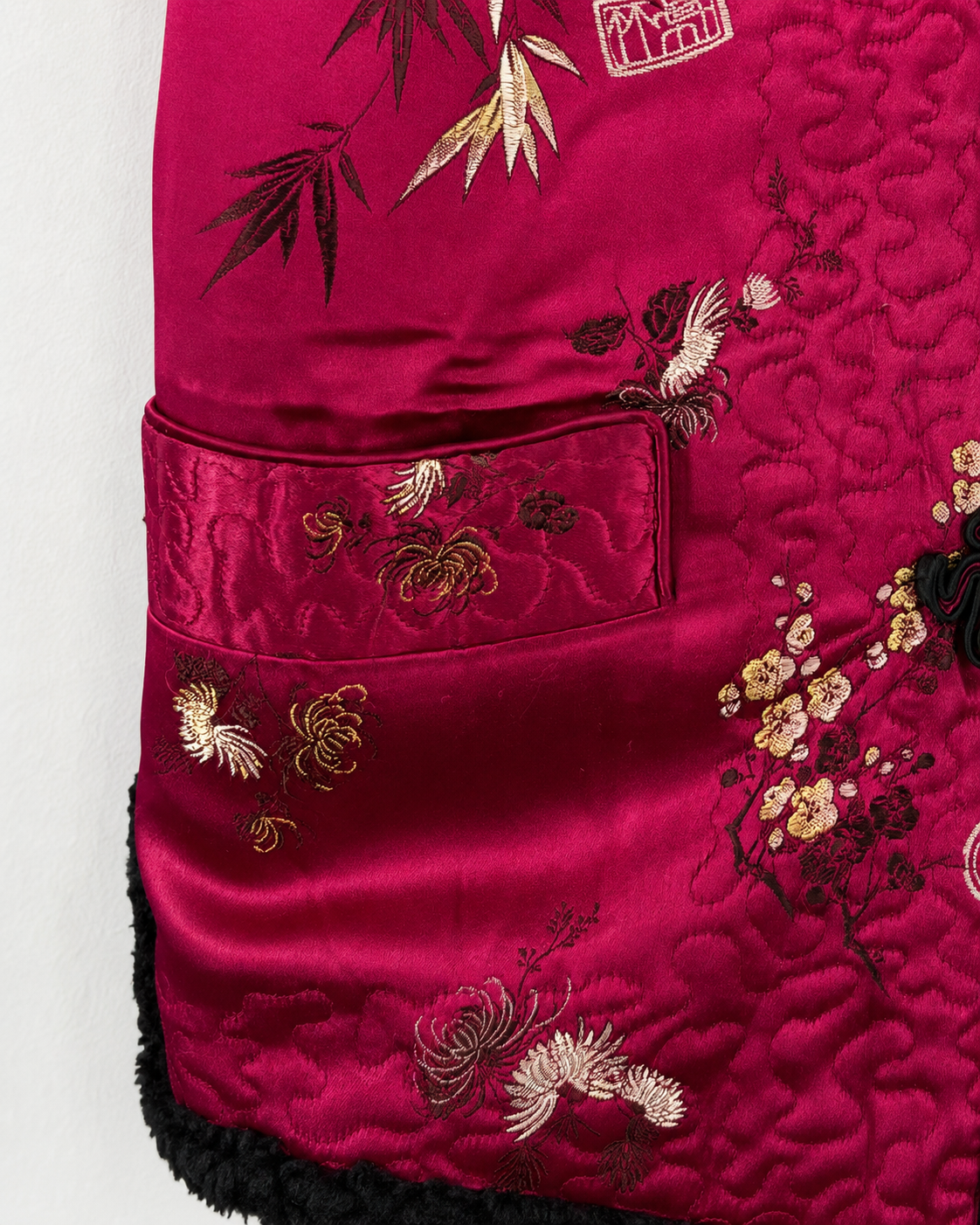 Vintage Fuchsia Tang Jacket