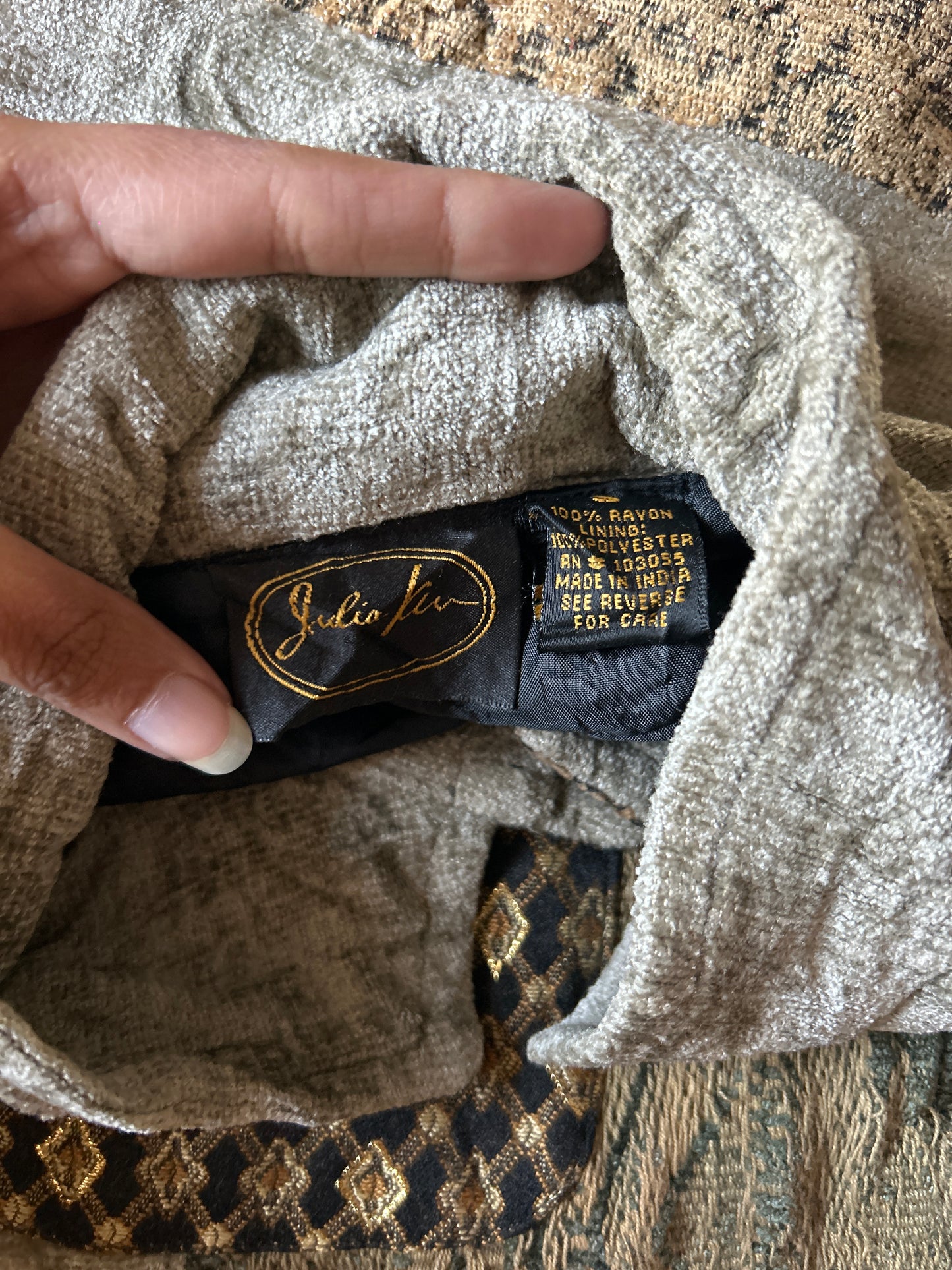 Julio Ken Vintage Patchwork Shaket