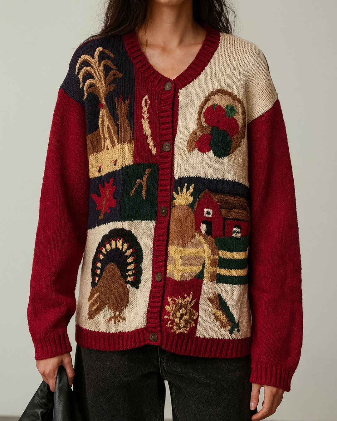 Robin Sinkler Vintage Hand Knit Cardigan