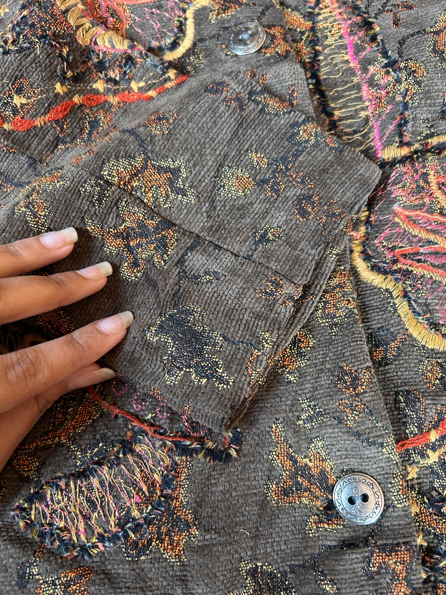 Vintage Coldwater Creek All Embroidered Shaket